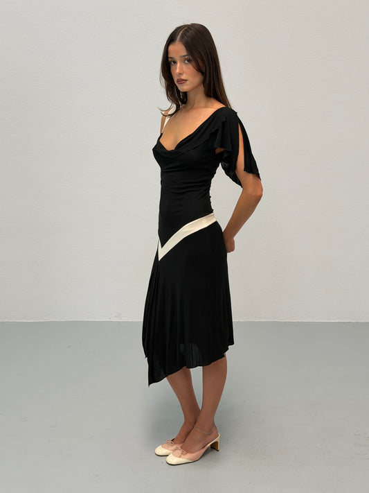 diane von furstenberg spring 2003 marissa cooper asymmetric dress
