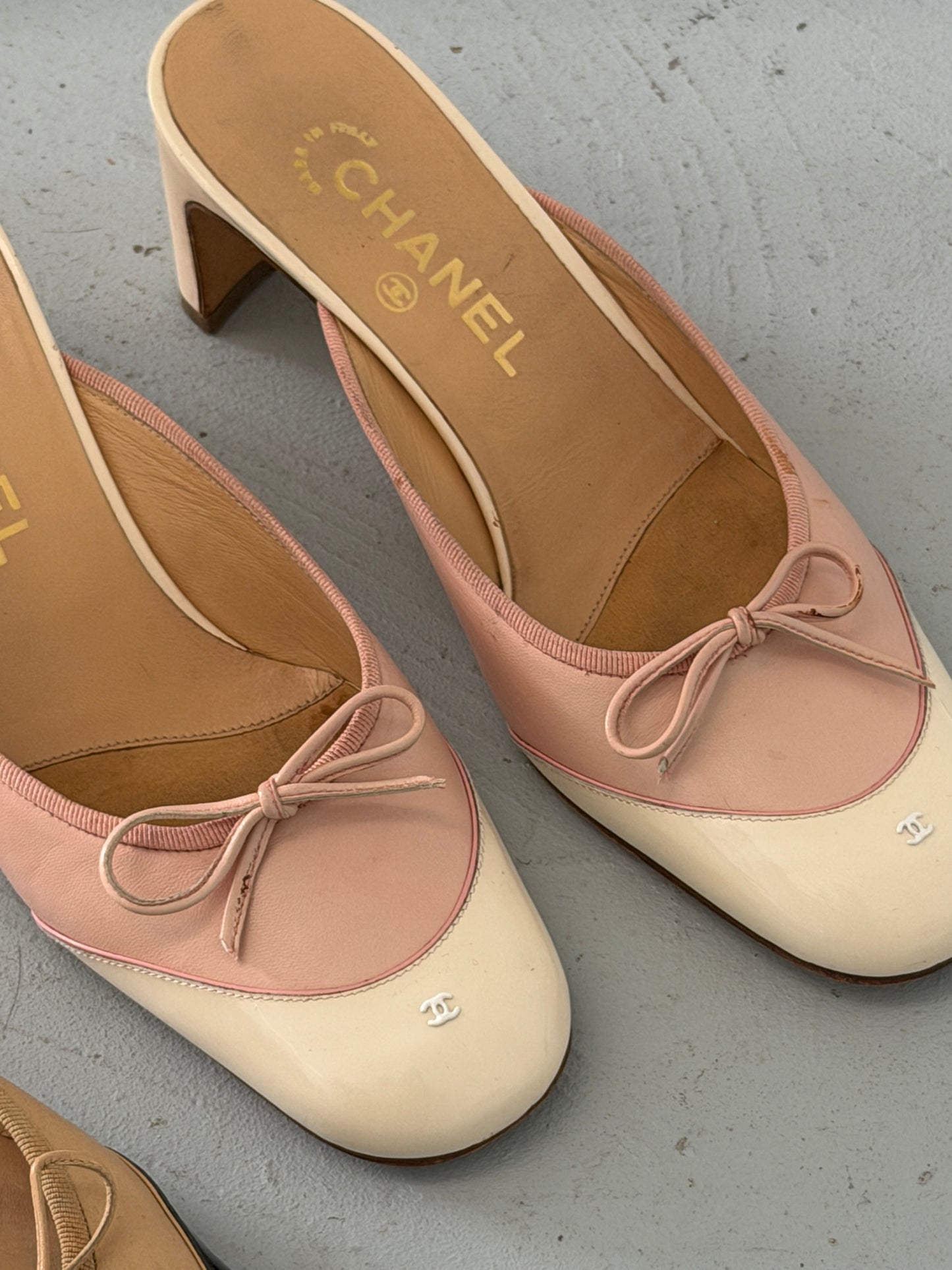 chanel 1990s ballerina heels