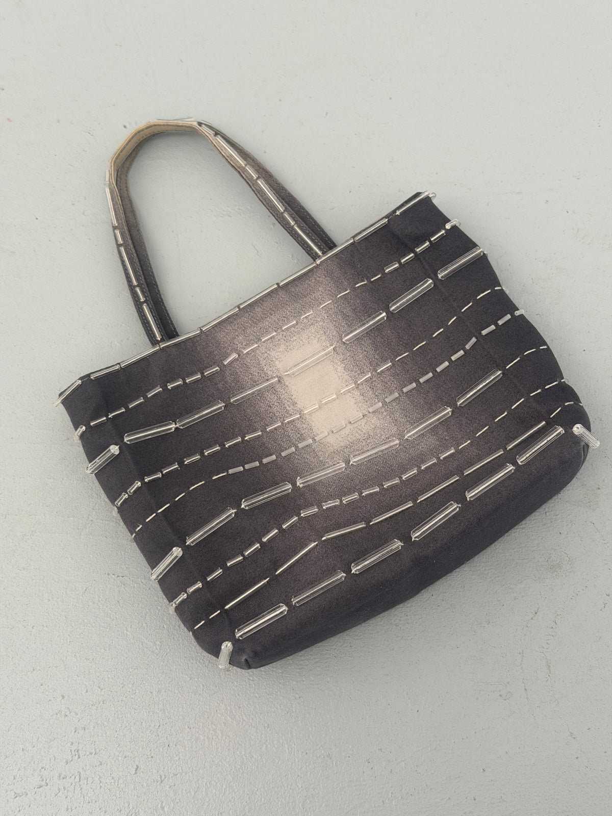 (rare) prada spring 1998 gradient beaded bag