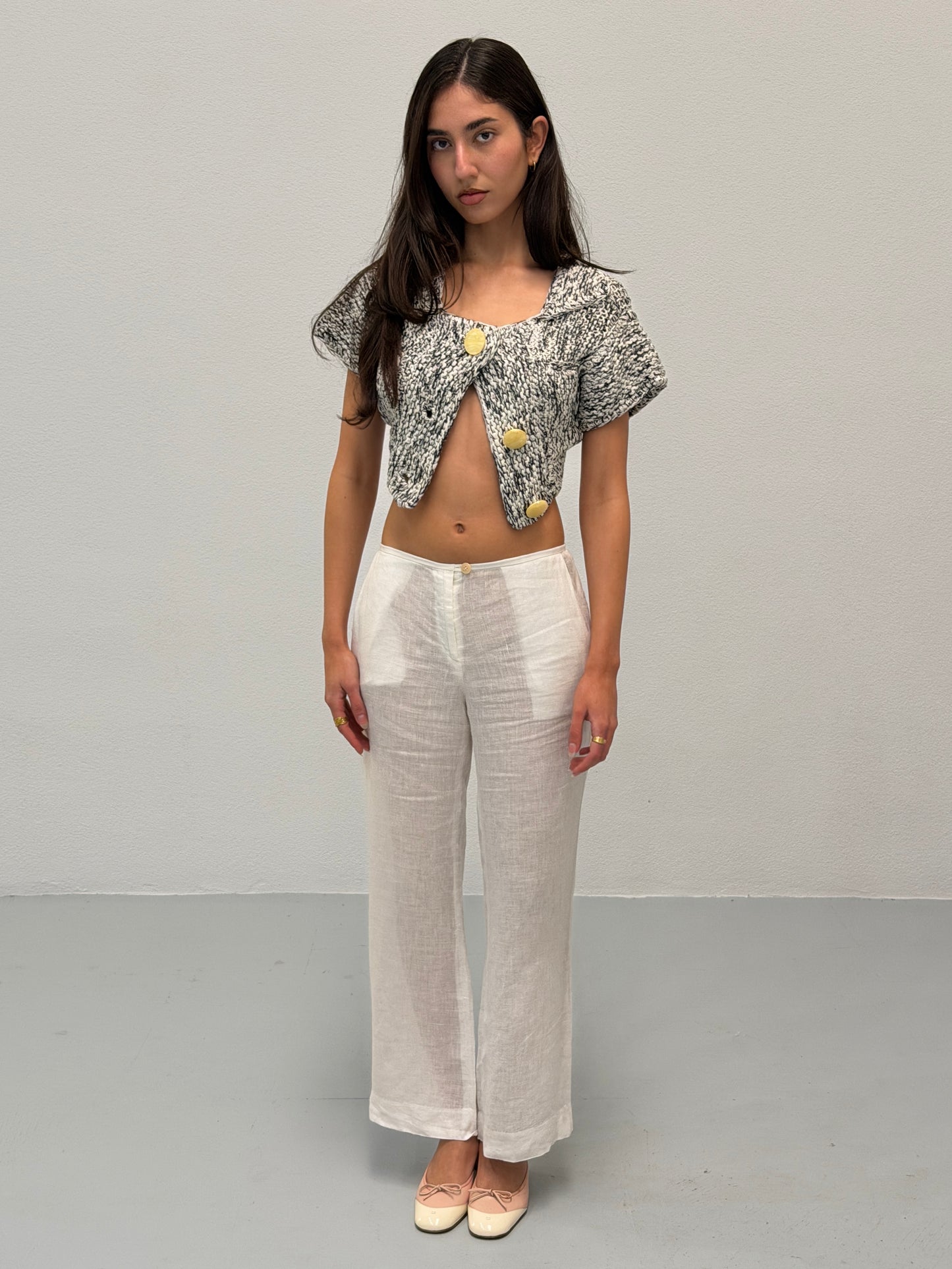 vivienne westwood fall winter 1998 man cropped blouse