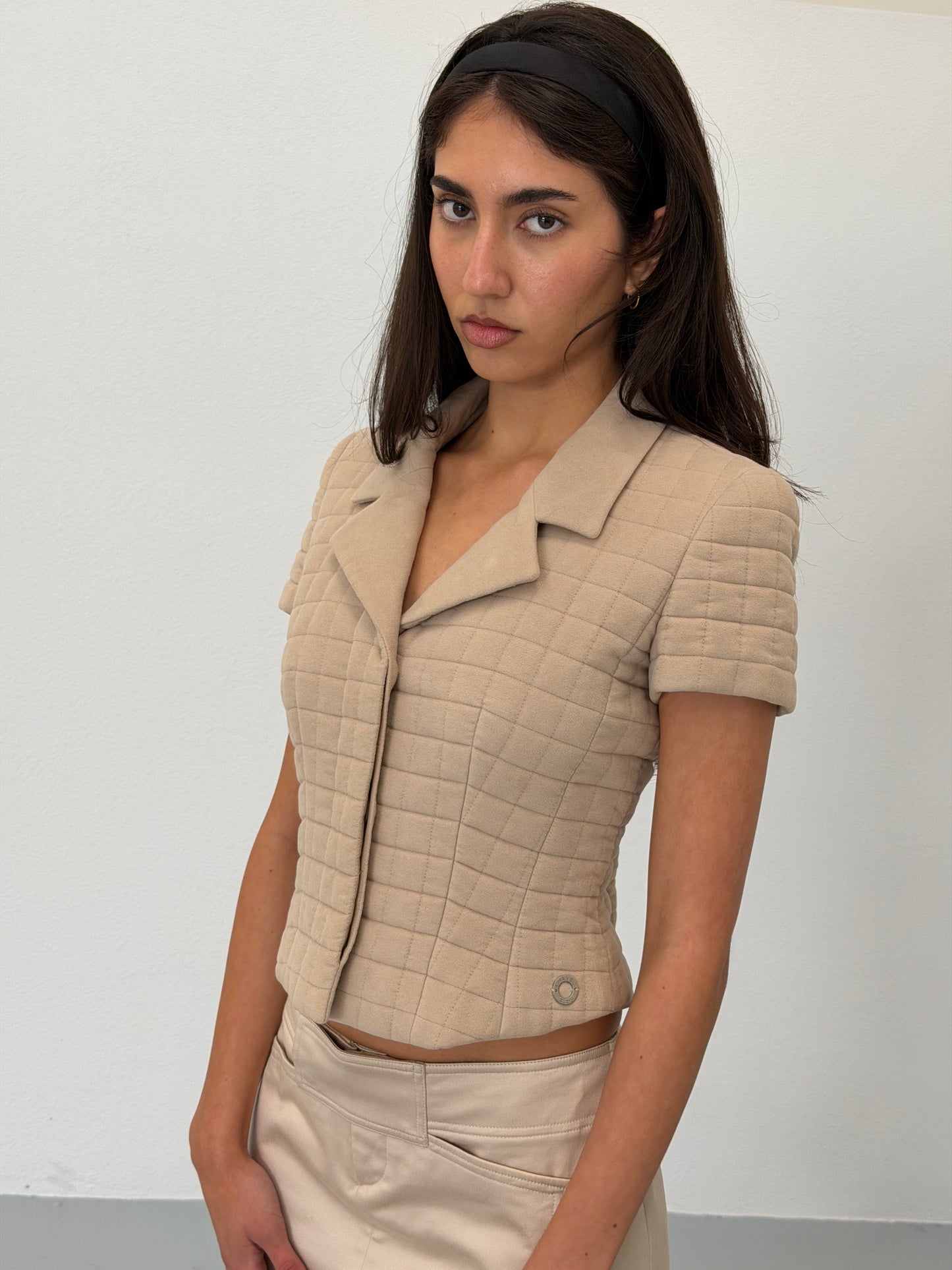 (reserved) chanel spring 2000 padded top