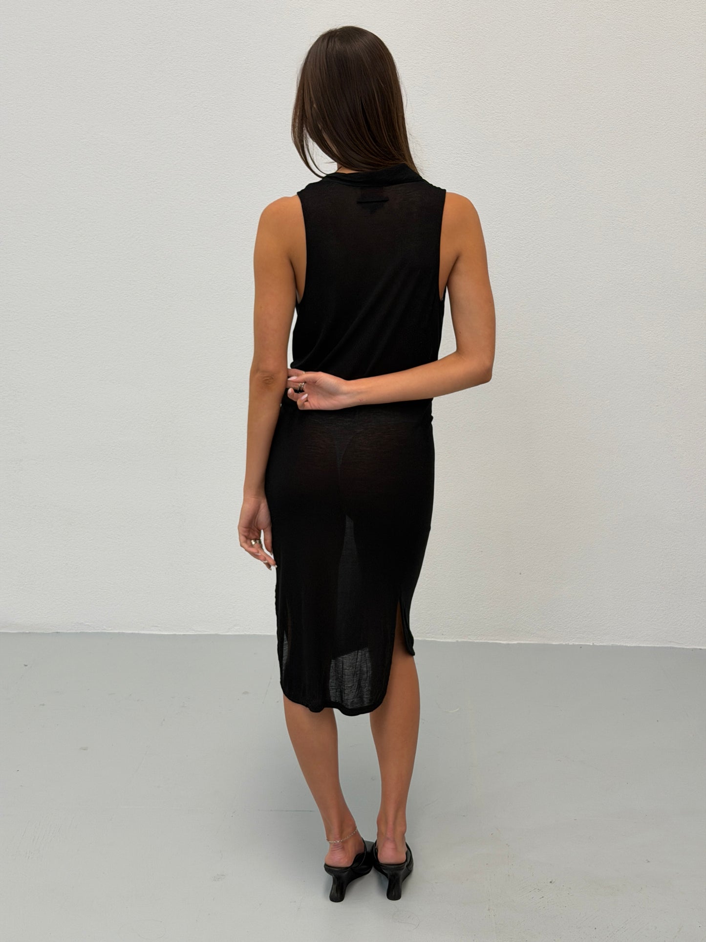 (rare) jean paul gaultier 1990s cowl neck dress