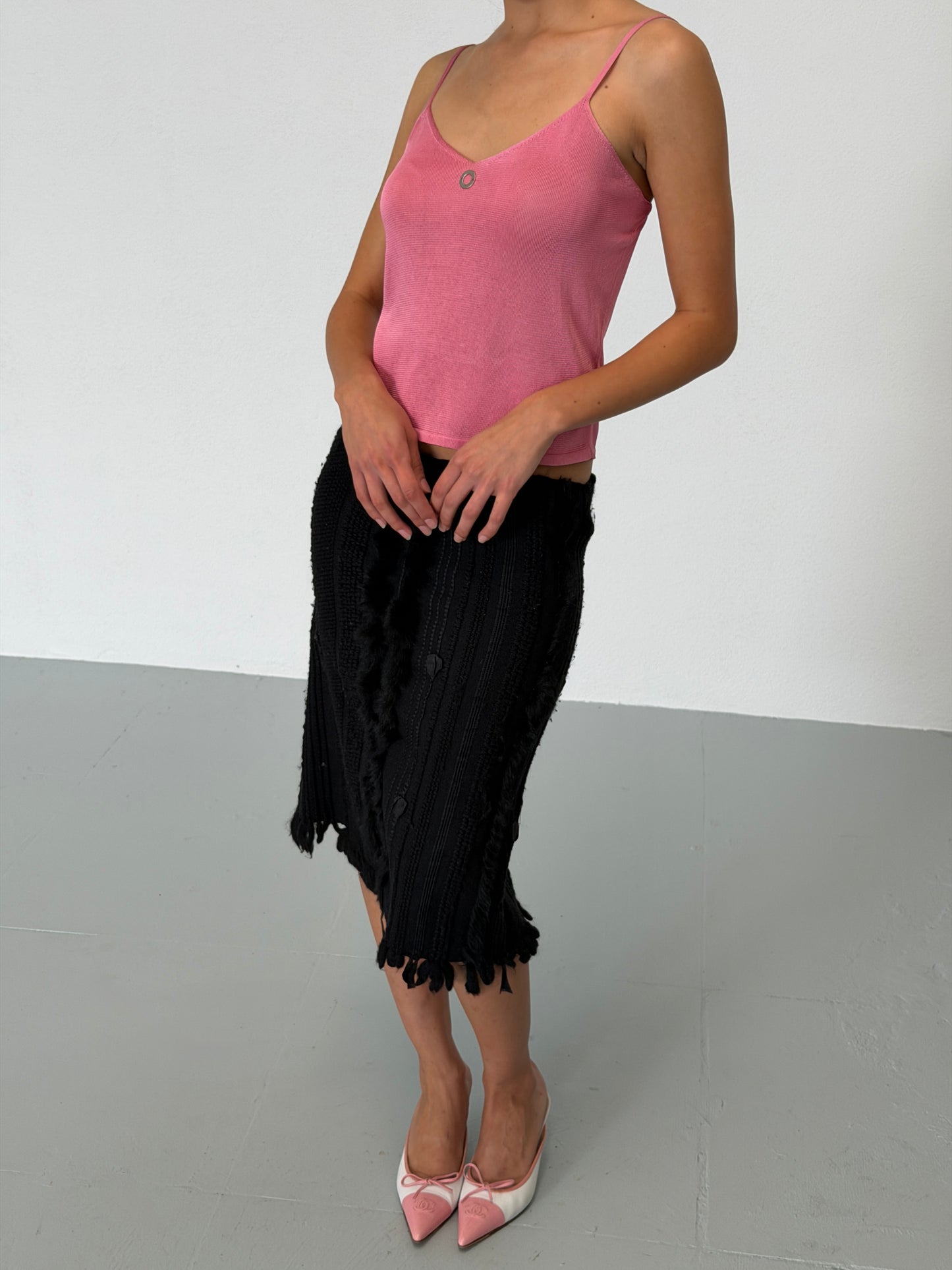 (rare) gucci fall 2002 runway skirt