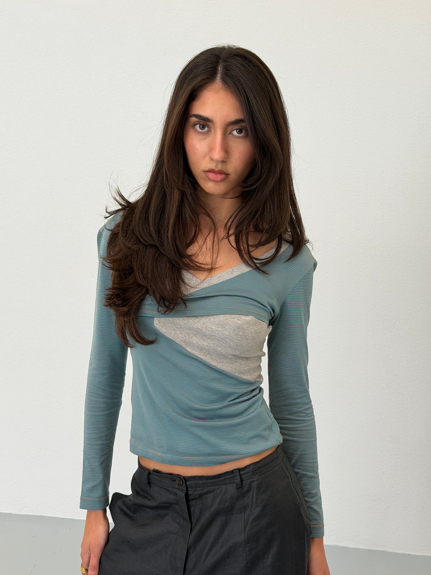(rare) hussein chalayan spring summer 2003 layered top