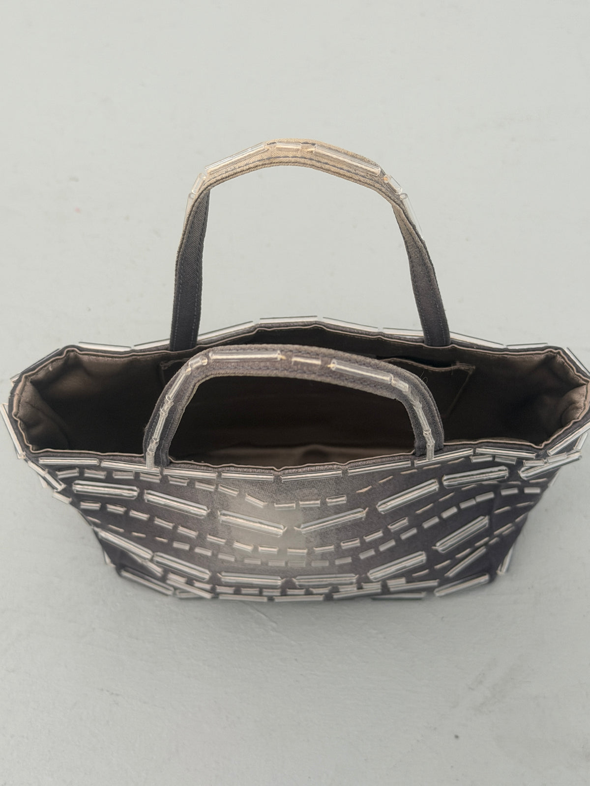 (rare) prada spring 1998 gradient beaded bag