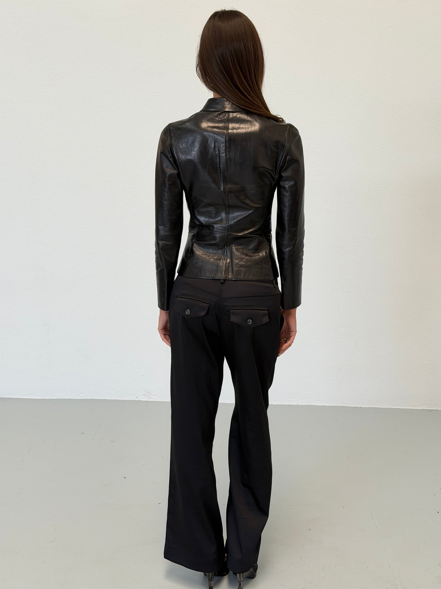 (reserved) gucci fall 1997 leather jacket