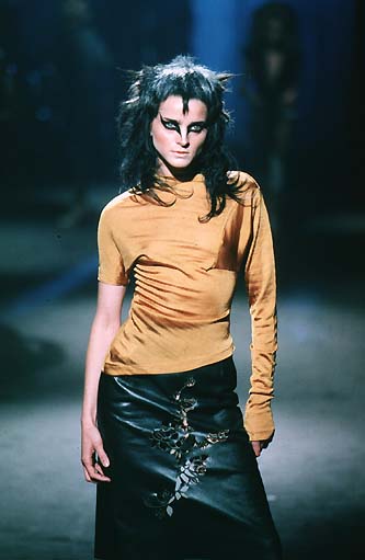 (rare) alexander mcqueen fall winter 1997 asymmetrical top