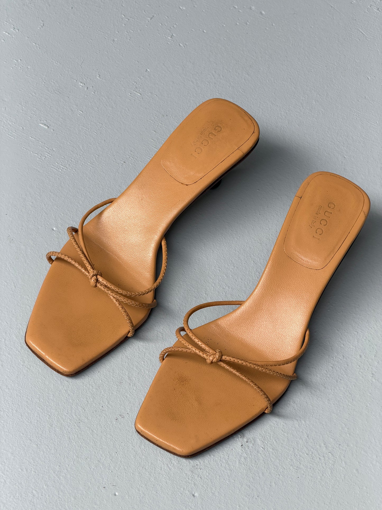 gucci spring 2002 bamboo heels