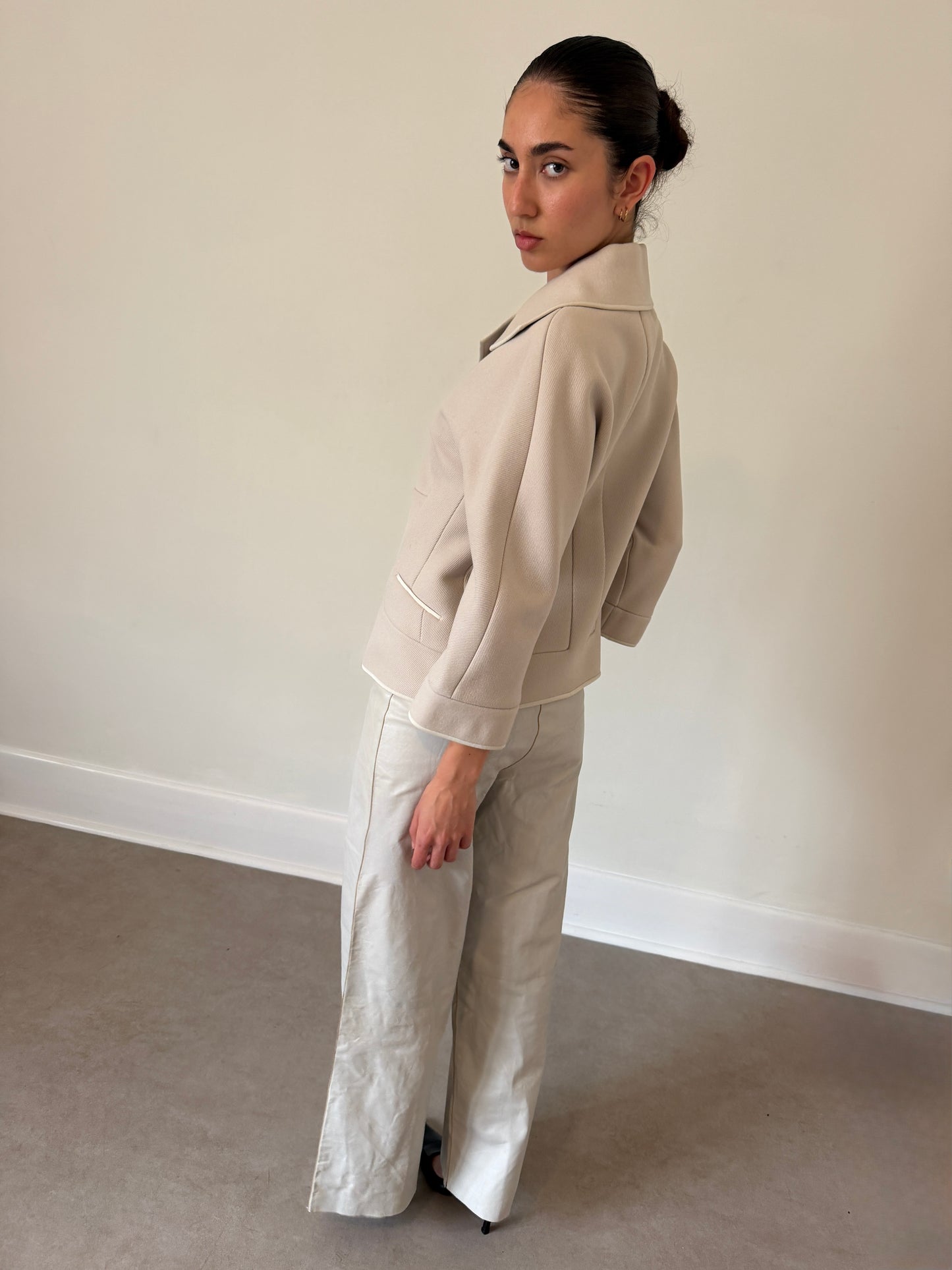 narciso rodriguez 90s structured jacket