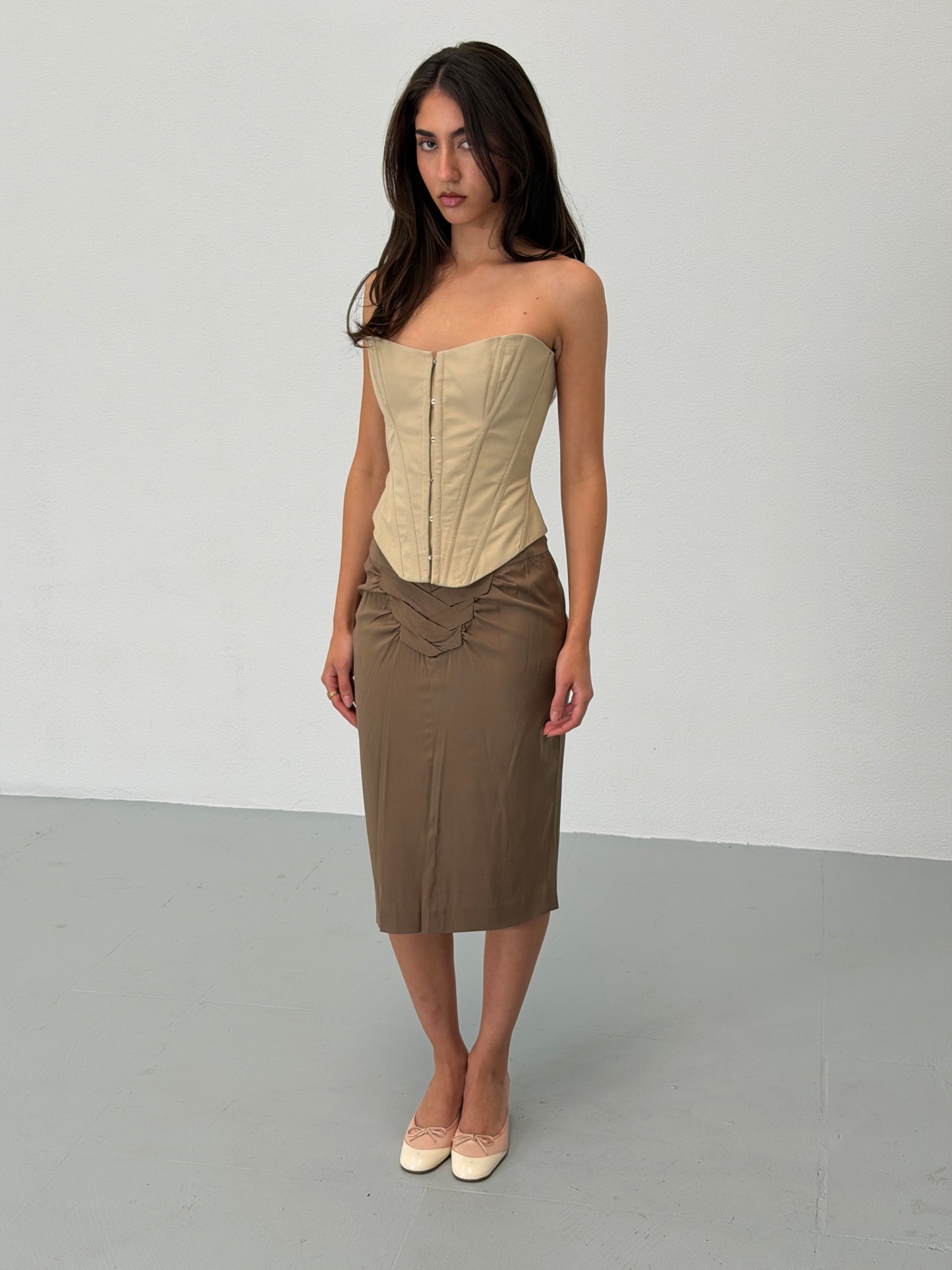 gucci 2004 midi skirt