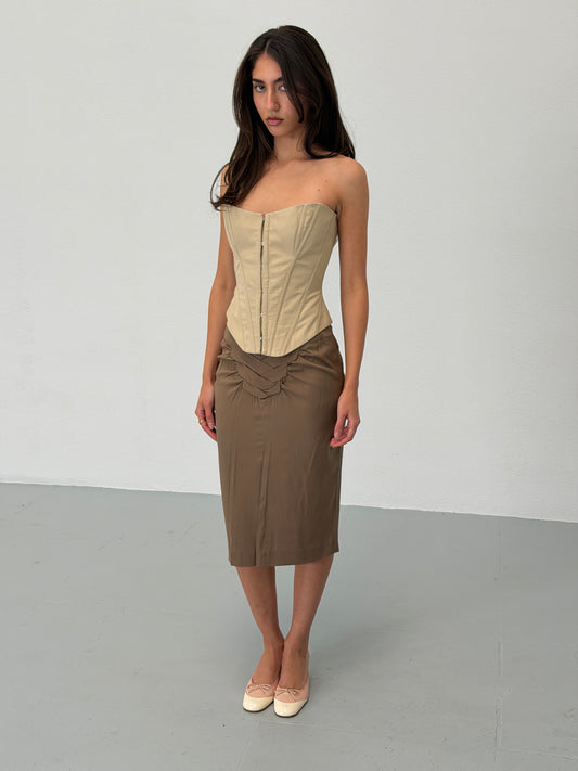 gucci 2004 midi skirt