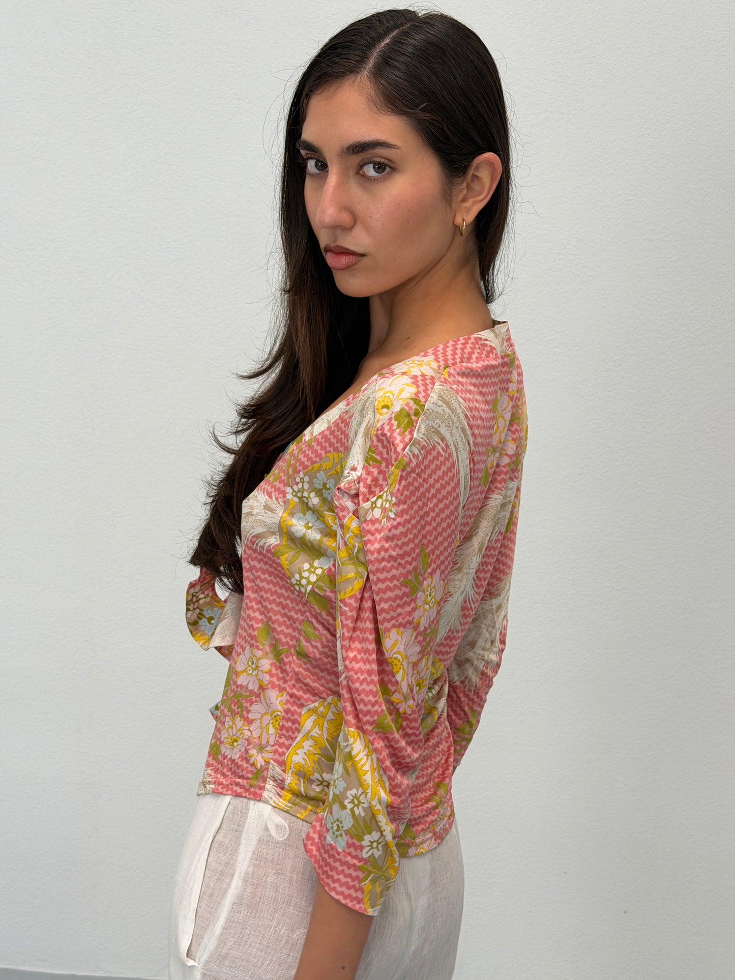 (rare) vivienne westwood spring summer 2001 runway ruffle blouse