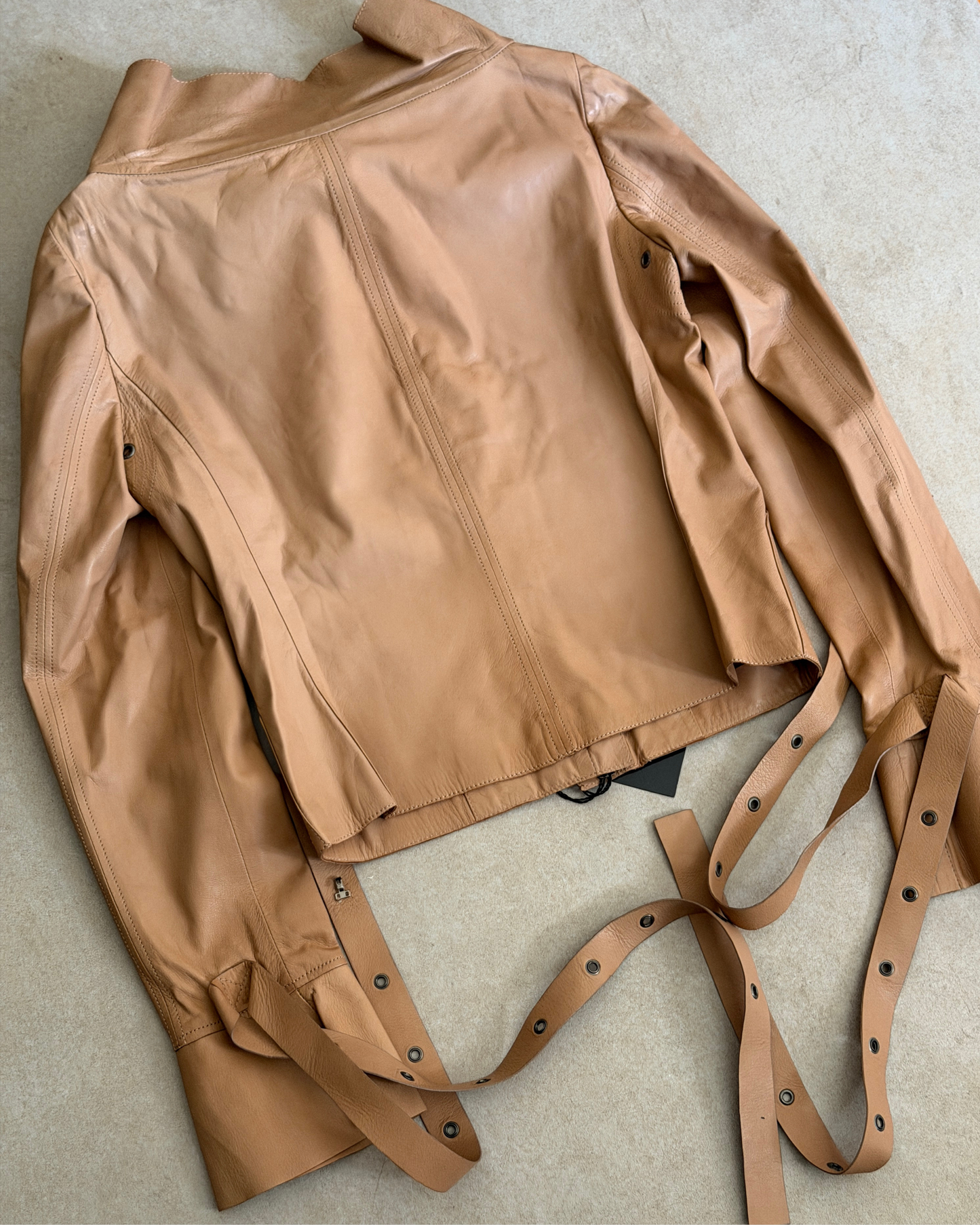 (rare) gucci fall 2003 by tom ford leather jacket