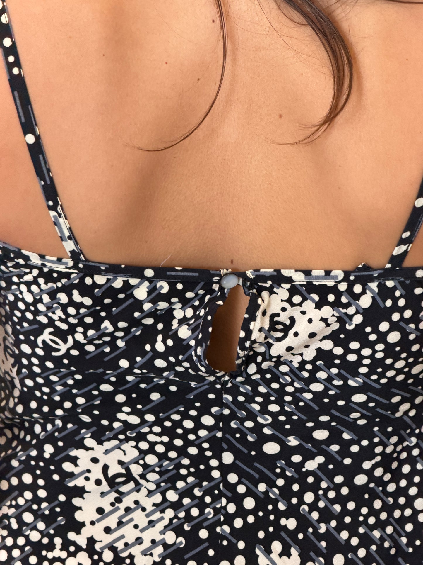 (rare) chanel fall winter 2002 runway beaded camisole