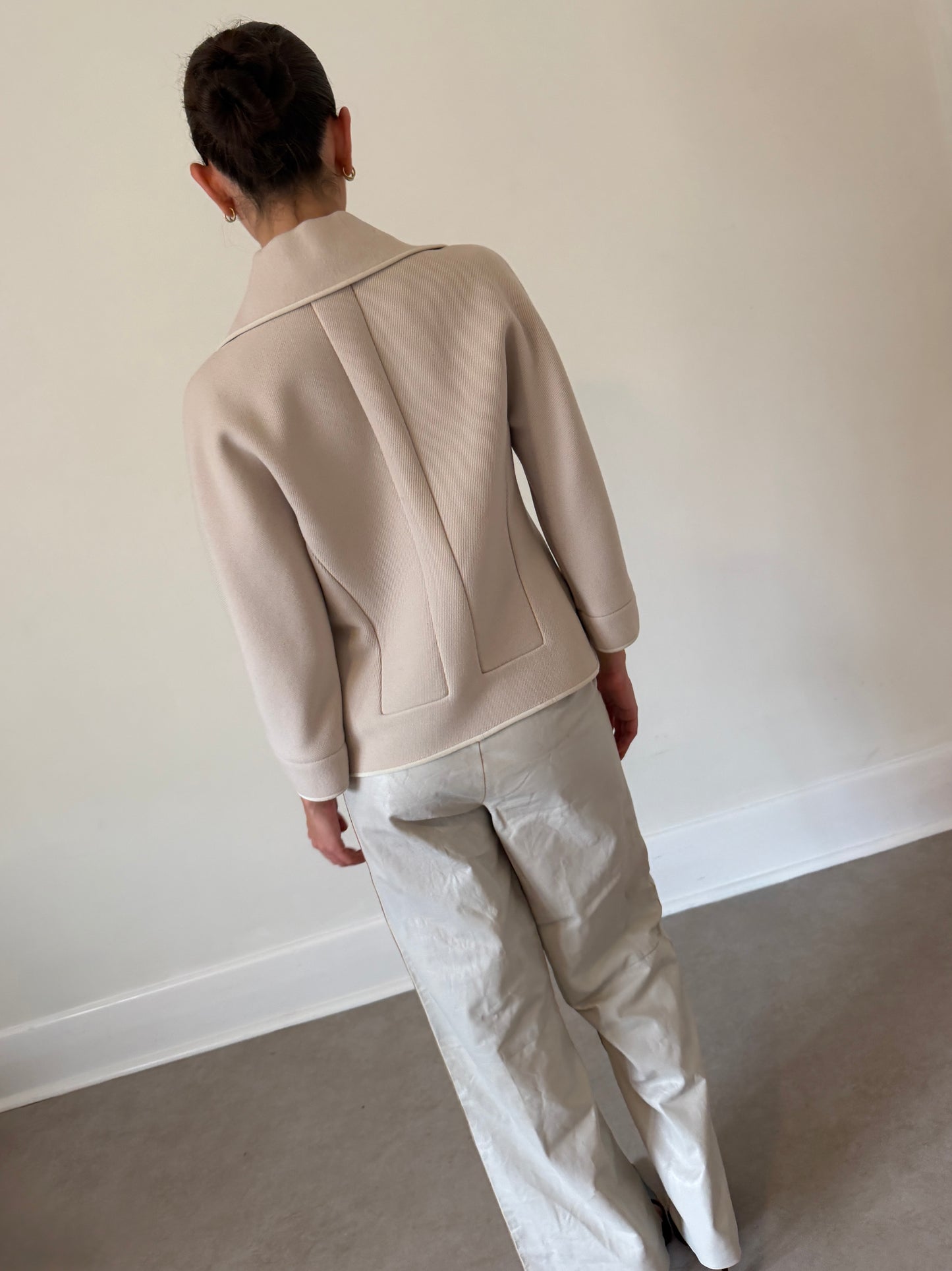 narciso rodriguez 90s structured jacket