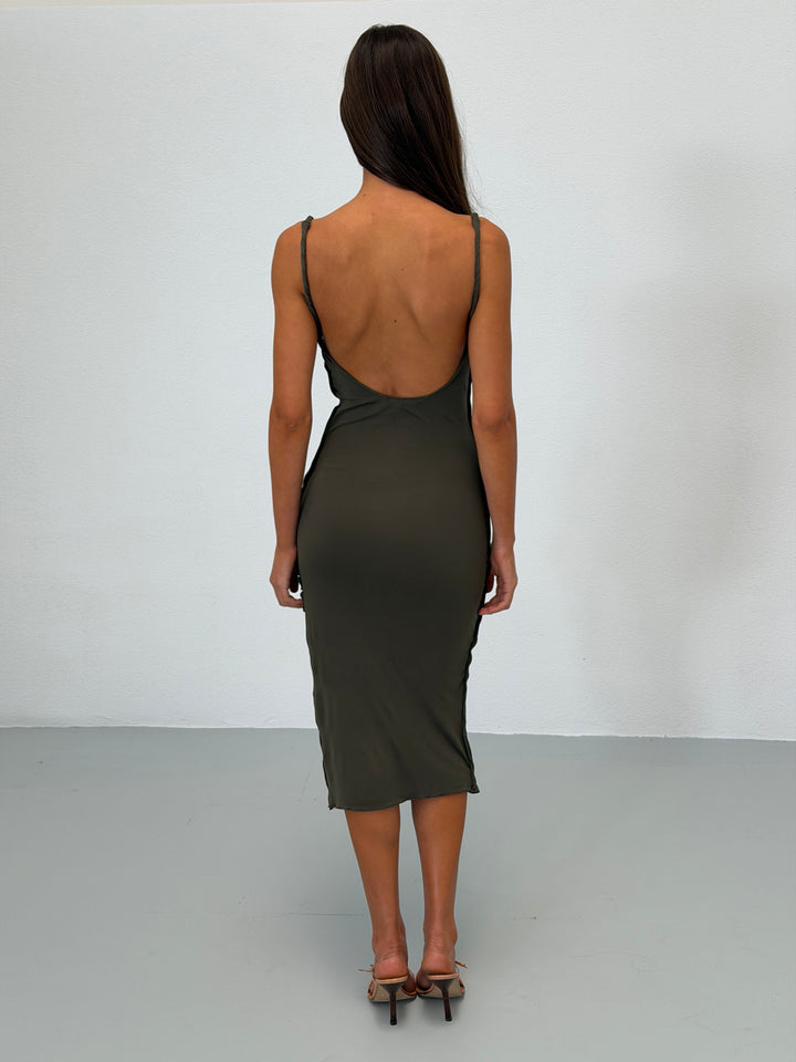 gucci spring 2002 draped dress