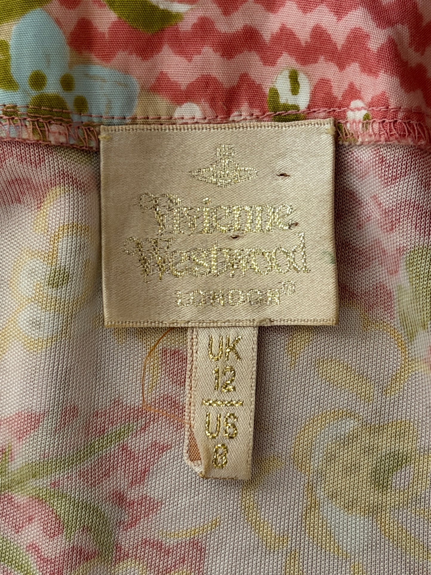 (rare) vivienne westwood spring summer 2001 runway ruffle blouse