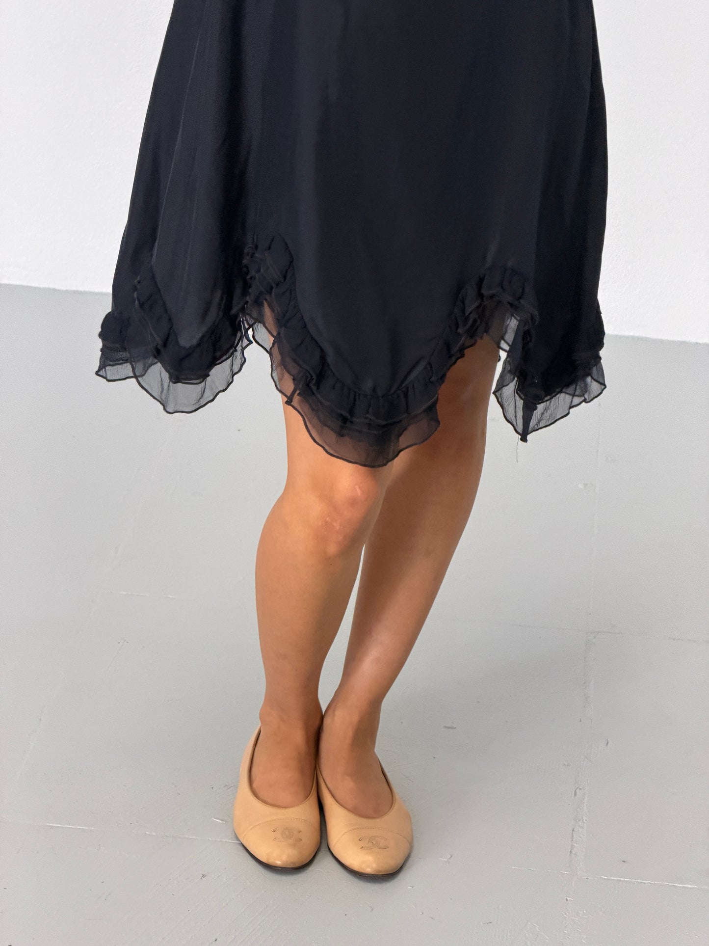 yigal azrouël silk sleeveless dress