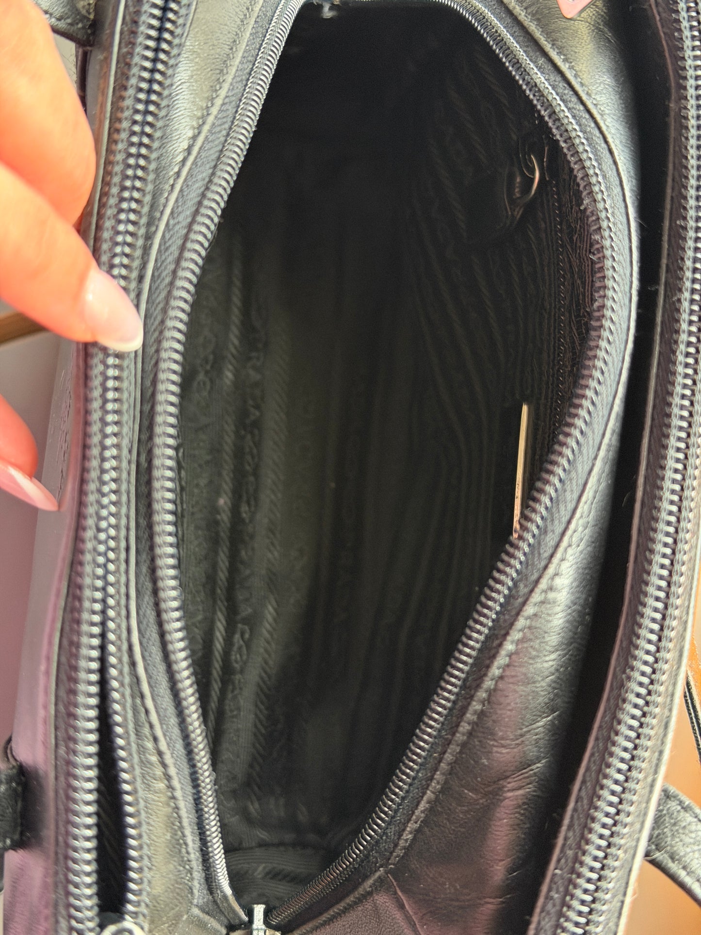 (rare) prada fall 1995 spazzolato bag