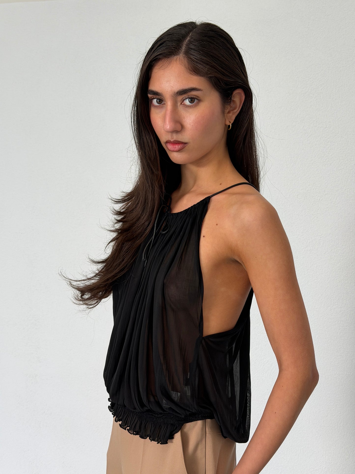 gucci by tom ford spring summer 2002 pleated camisole