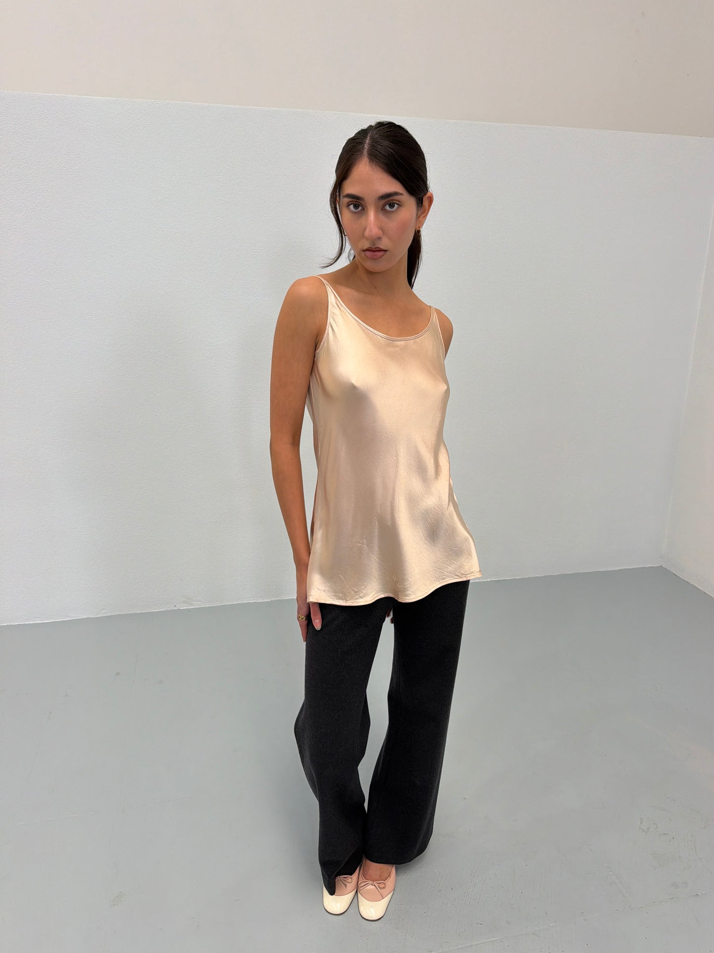 gucci fall 1995 silk top