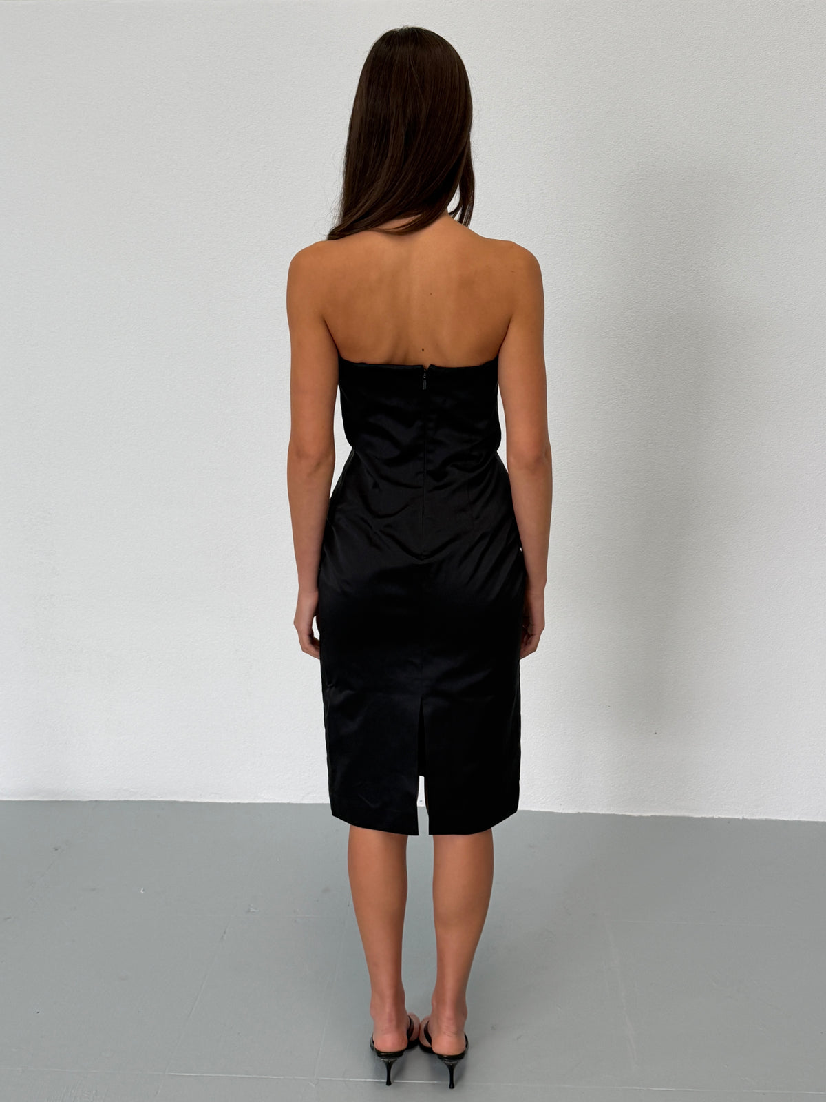 (archival) gucci spring 2001 bustier midi dress