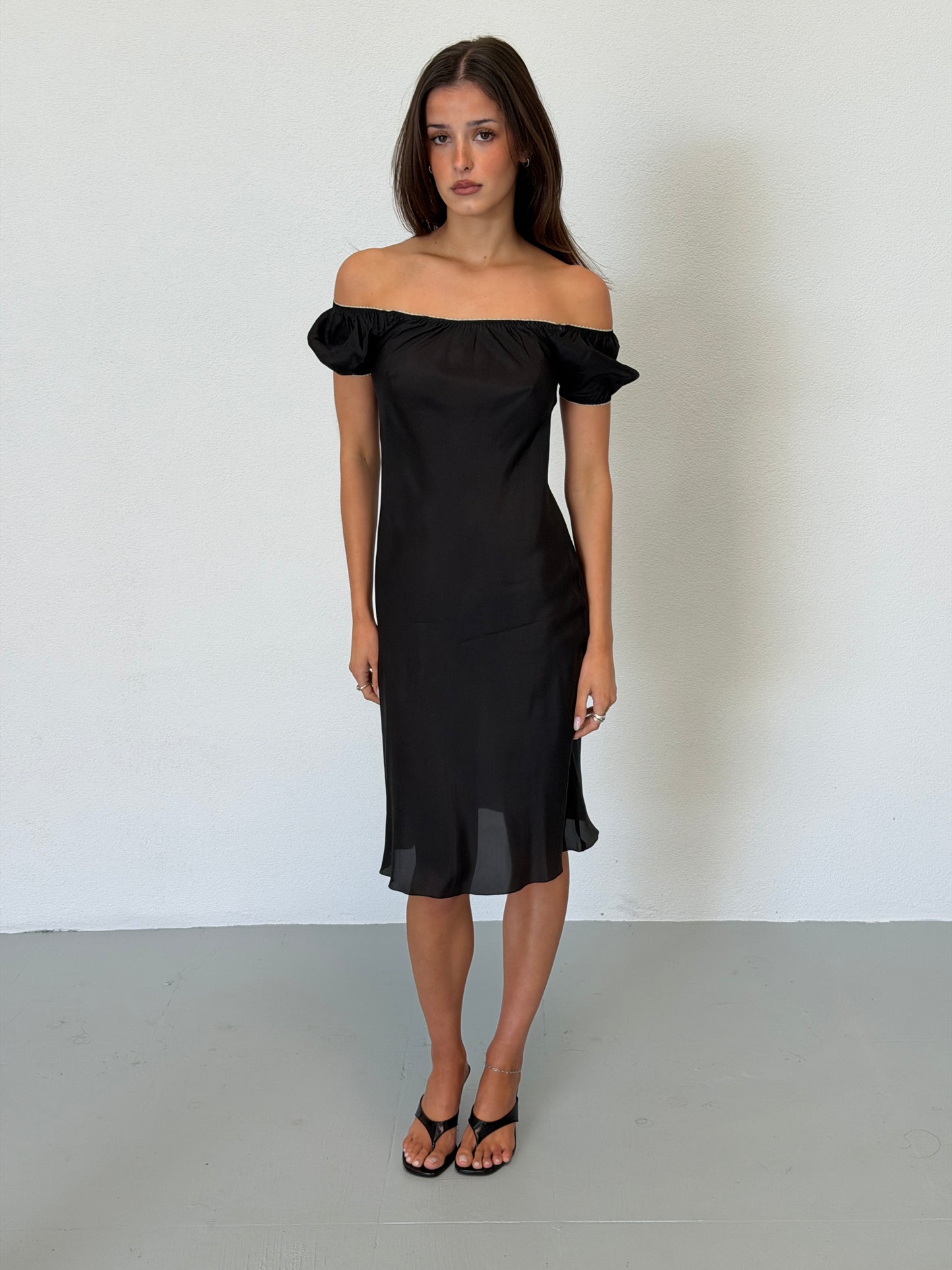 miu miu spring summer 1998 silk midi dress