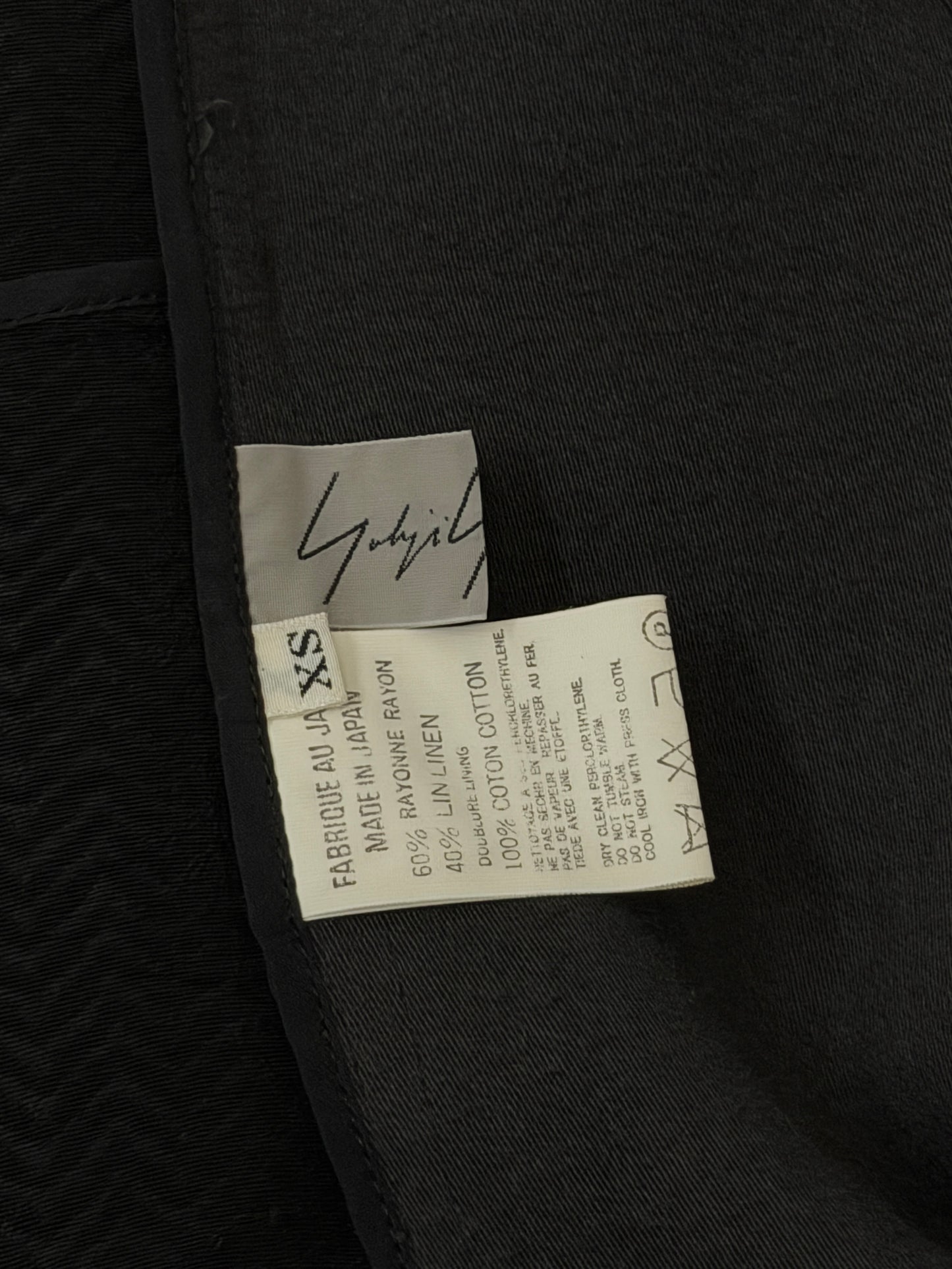 (rare) yohji yamamoto femme spring summer 1998 runway jacket