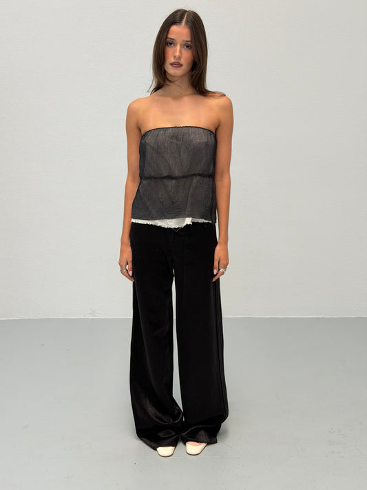 nina ricci 2000s black trousers
