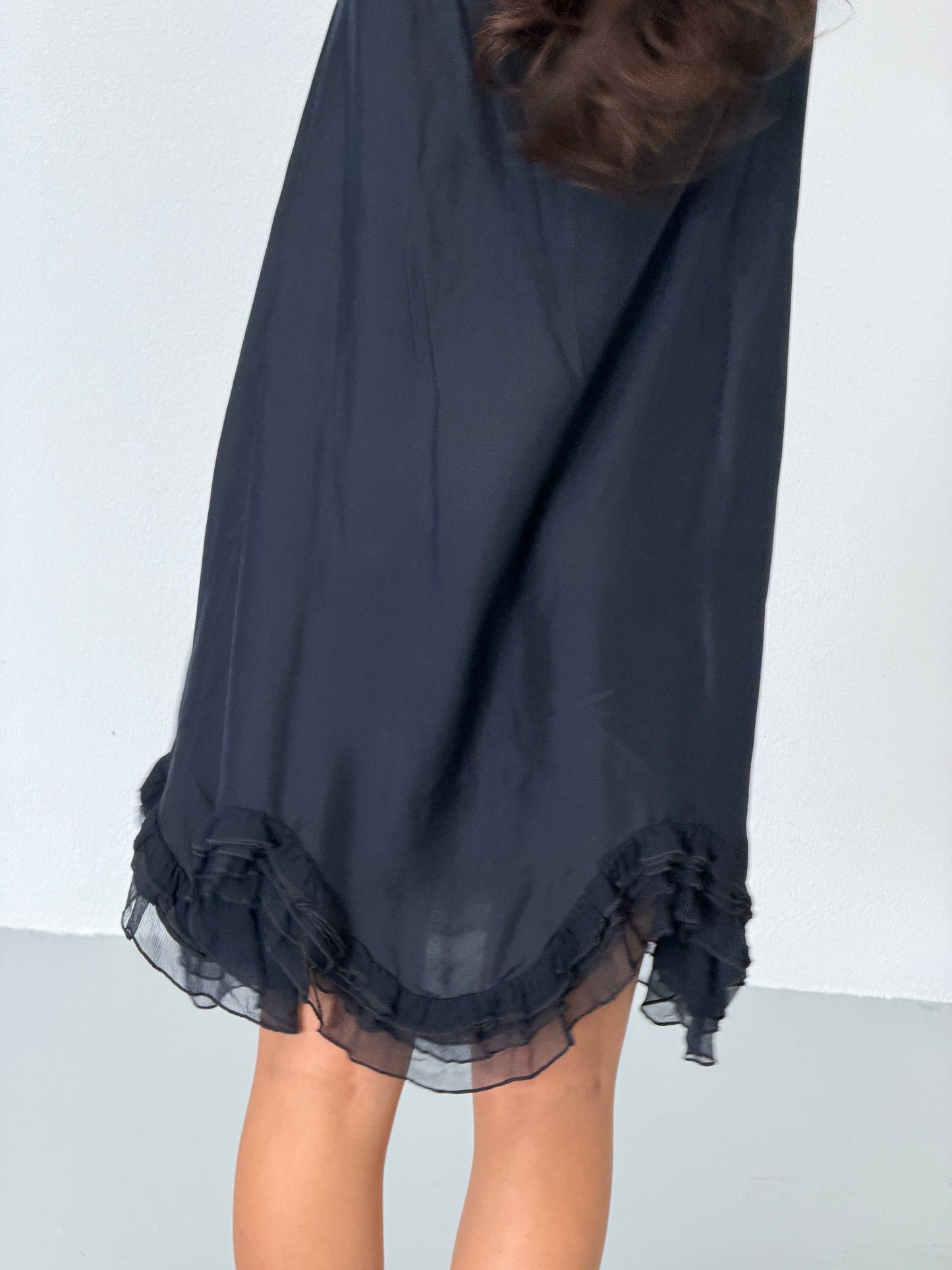yigal azrouël silk sleeveless dress
