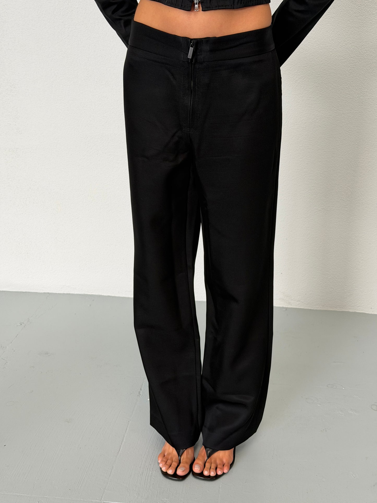 gucci spring summer 1999 black trousers
