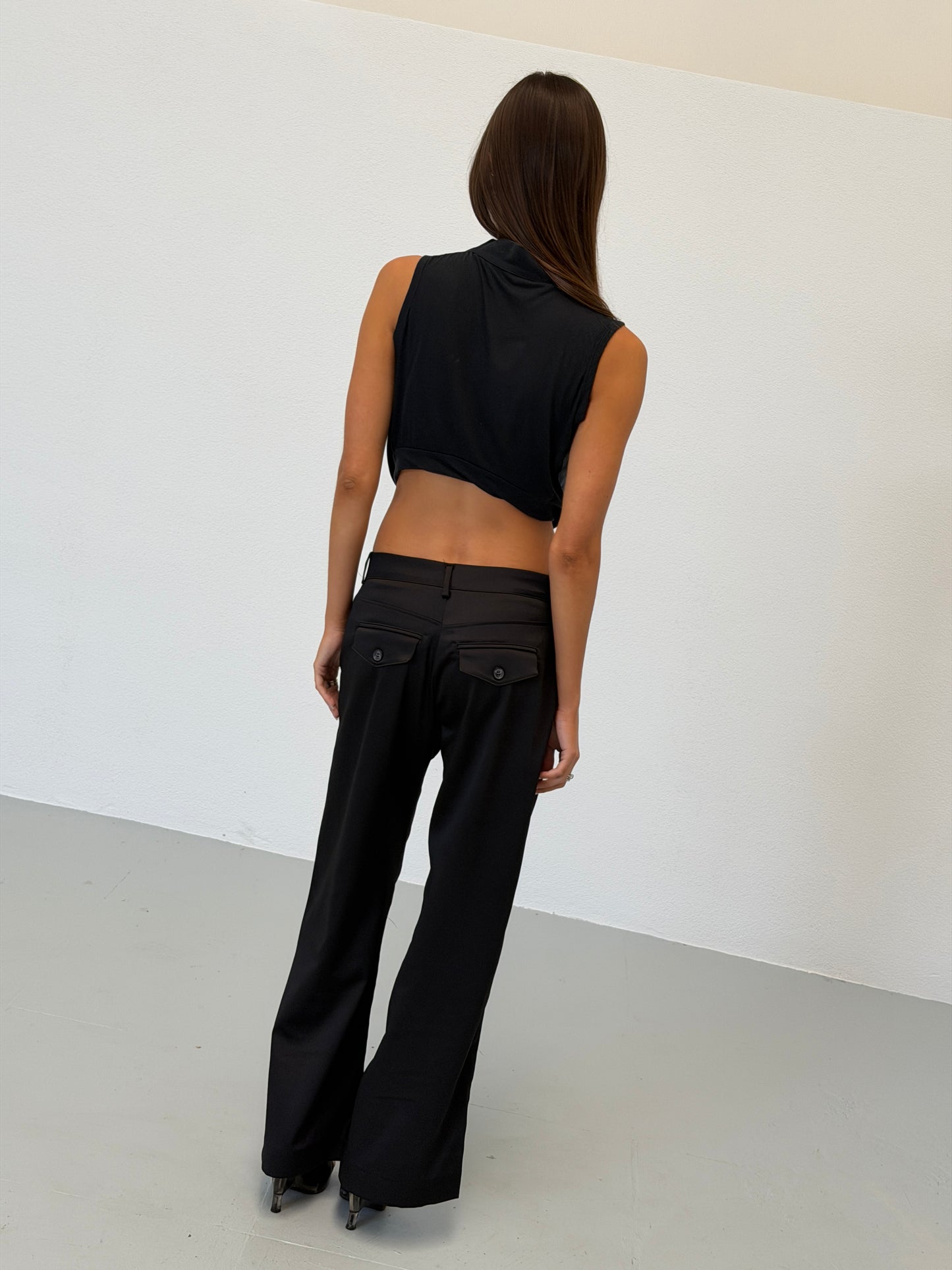 (rare) helmut lang spring 2005 runway draped top