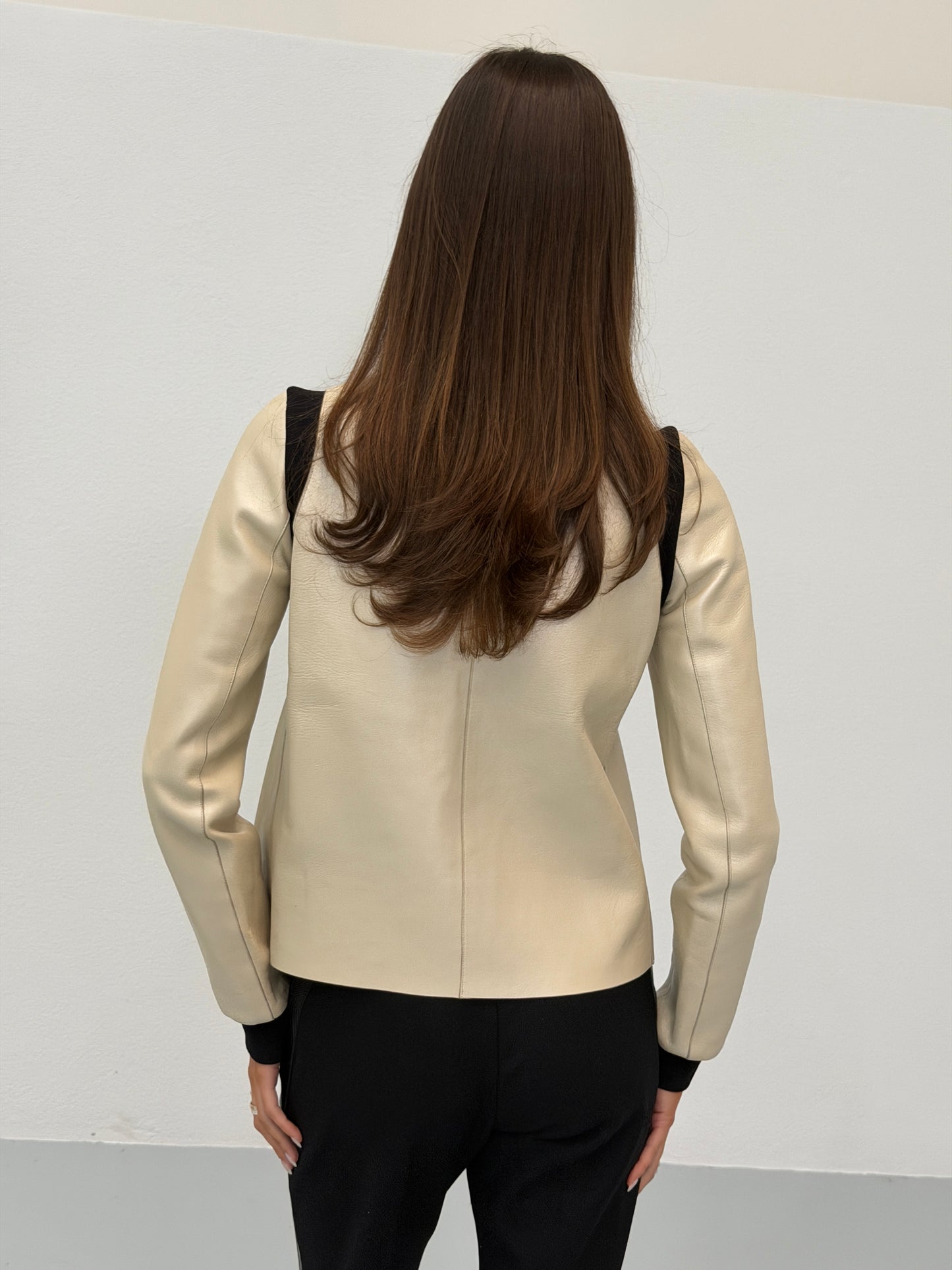 (rare) miu miu spring summer 2000 runway leather jacket