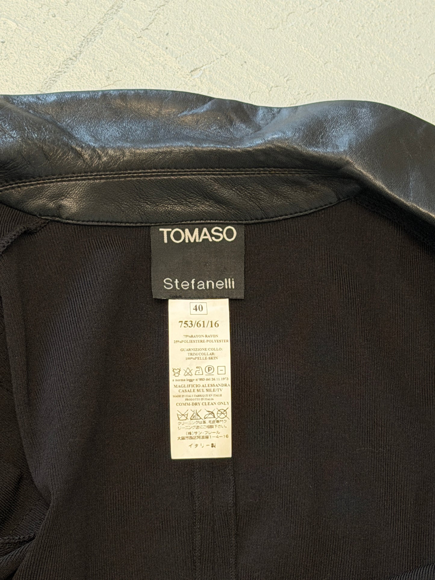 tomaso stefanelli 2000s cut-out jacket