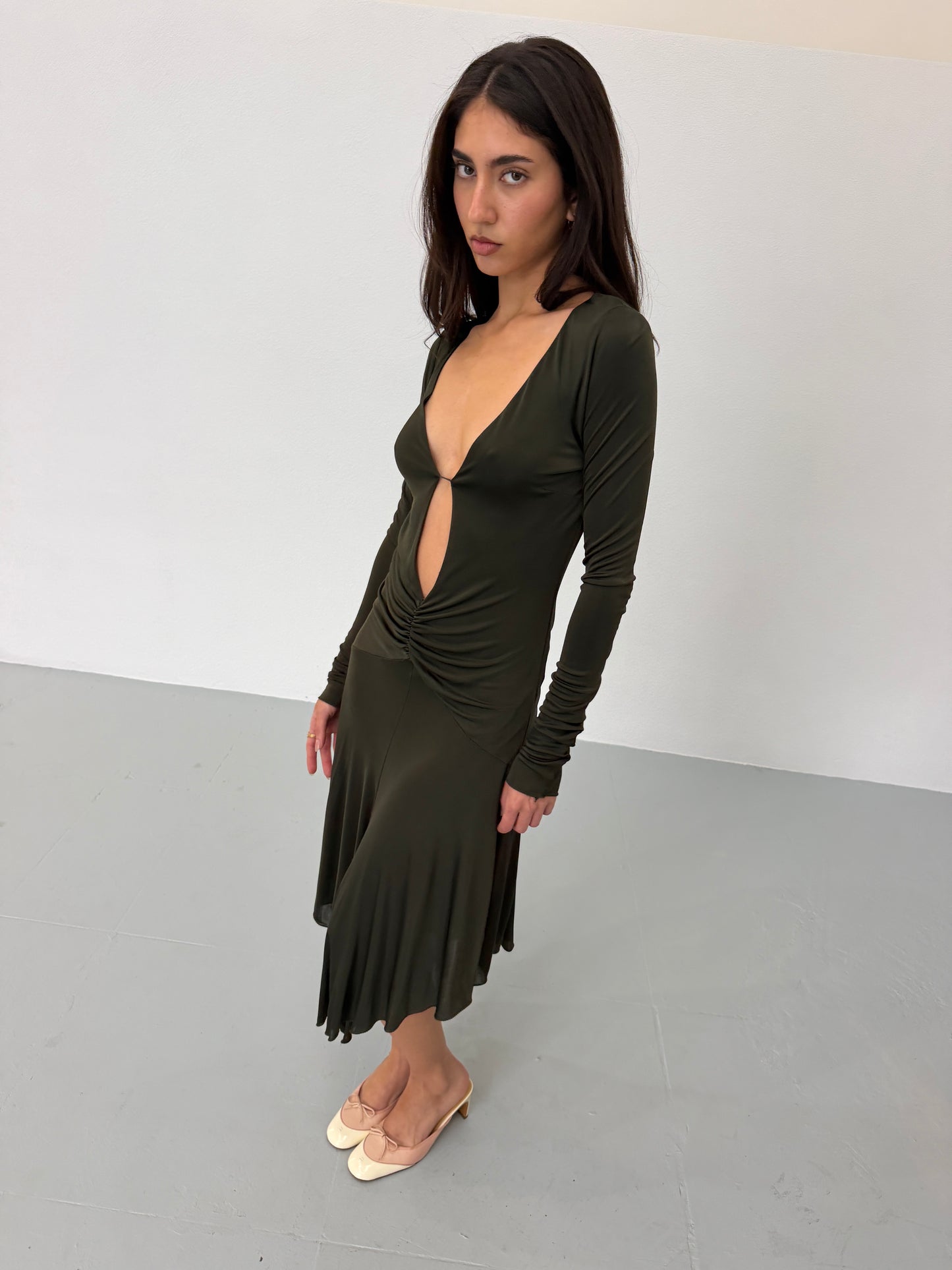 (reserved) gucci fall 2003 keyhole dress