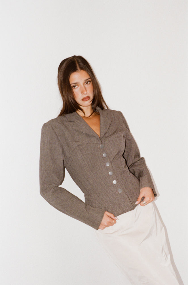 (archival) alaïa fall 1987 corset jacket