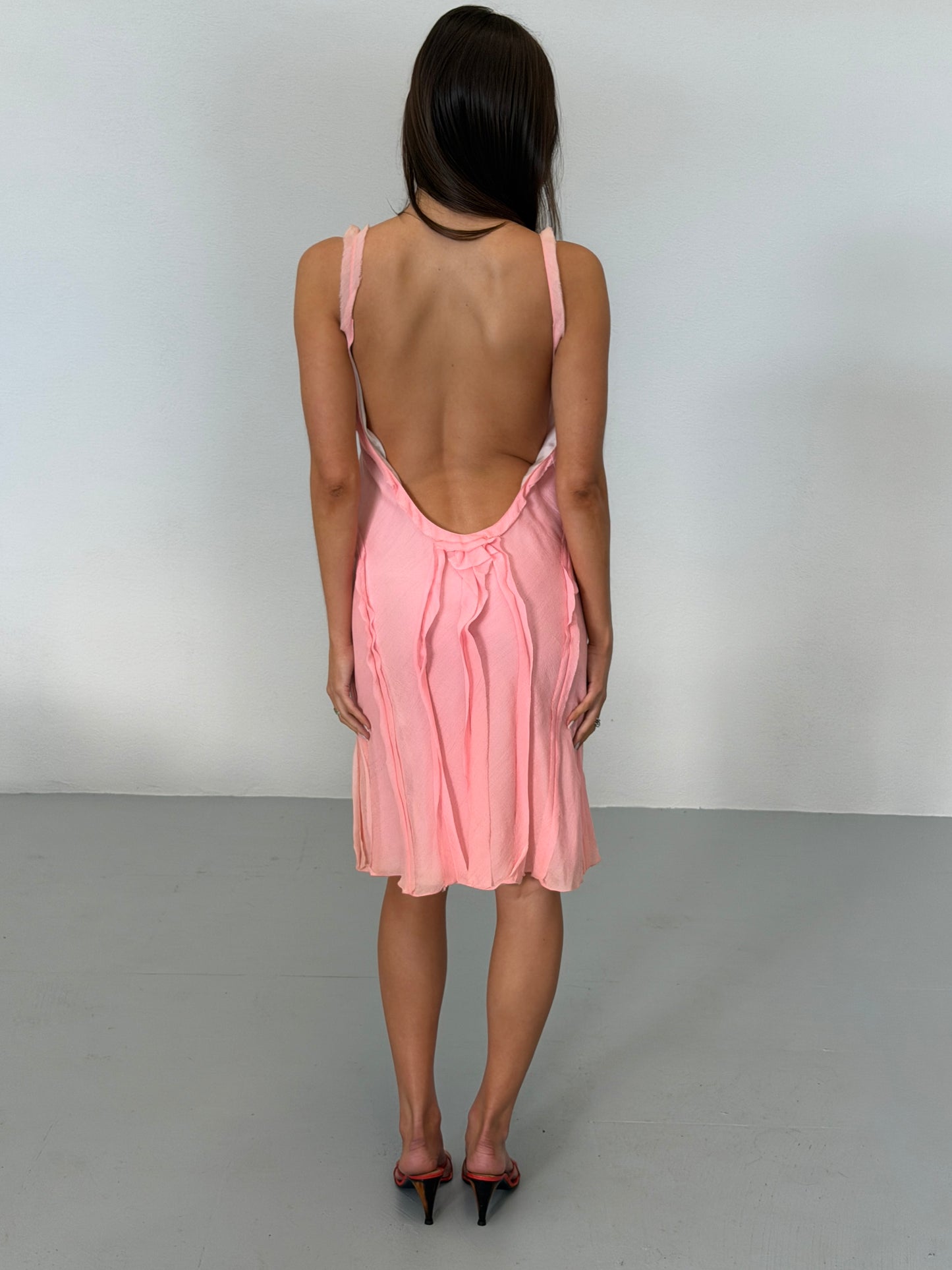 (rare) rochas by olivier theyskens spring summer 2003 ruffle dress