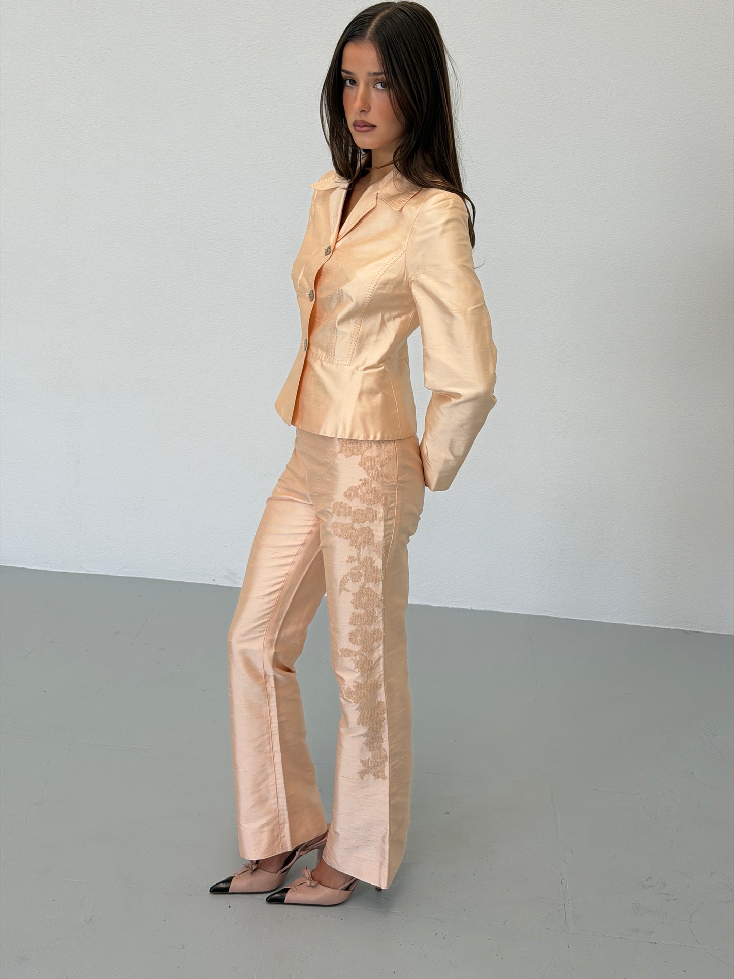 (rare) alberta ferretti blush set