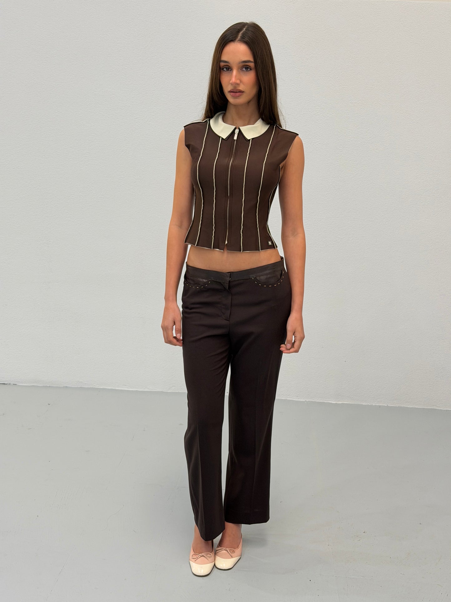 chanel spring 2000 runway zip top