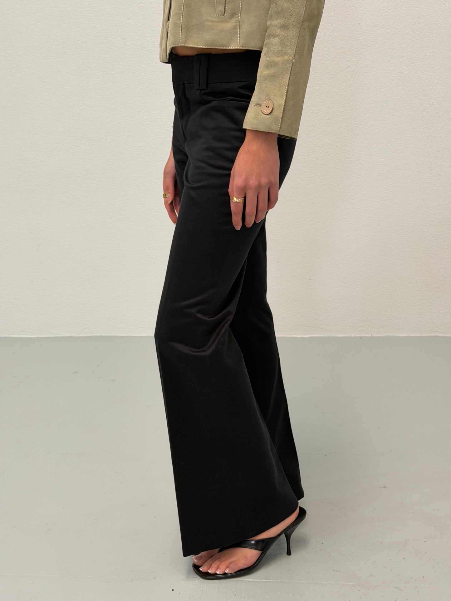 gucci by tom ford spring summer 2003 black trousers