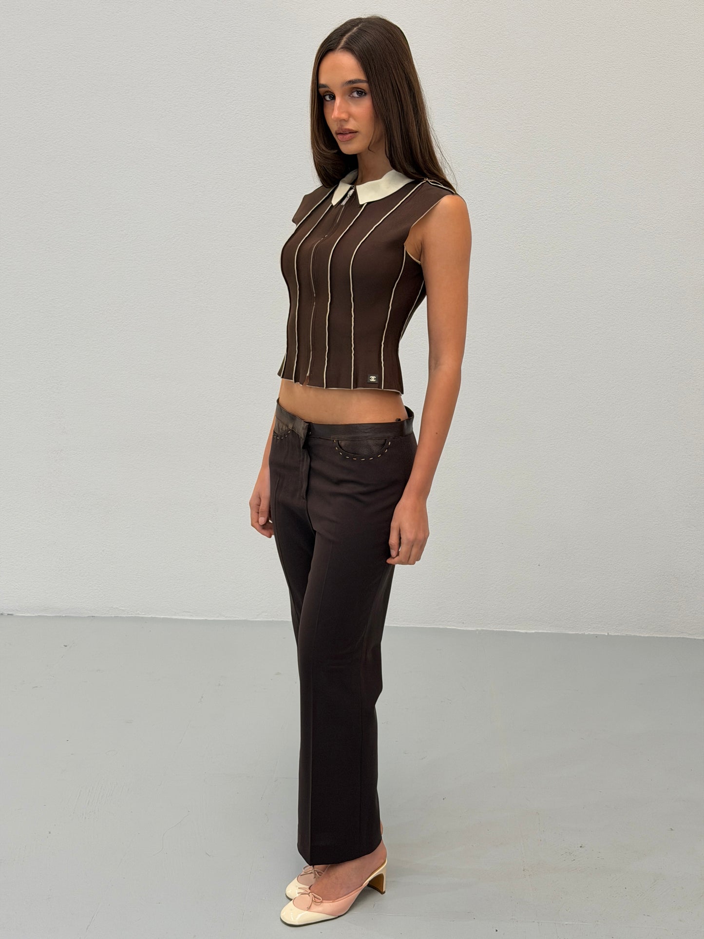 chanel spring 2000 runway zip top