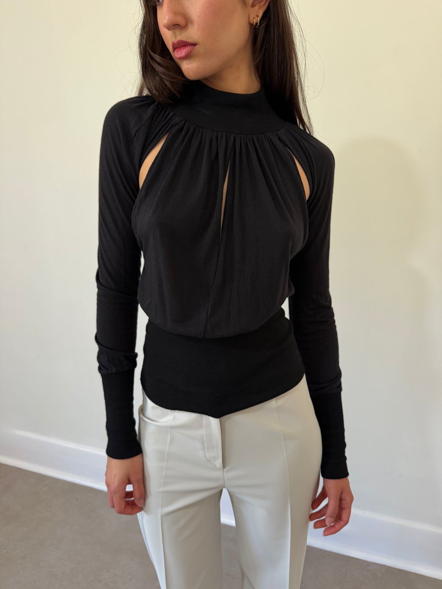 patrizia pepe 1990s cut out top