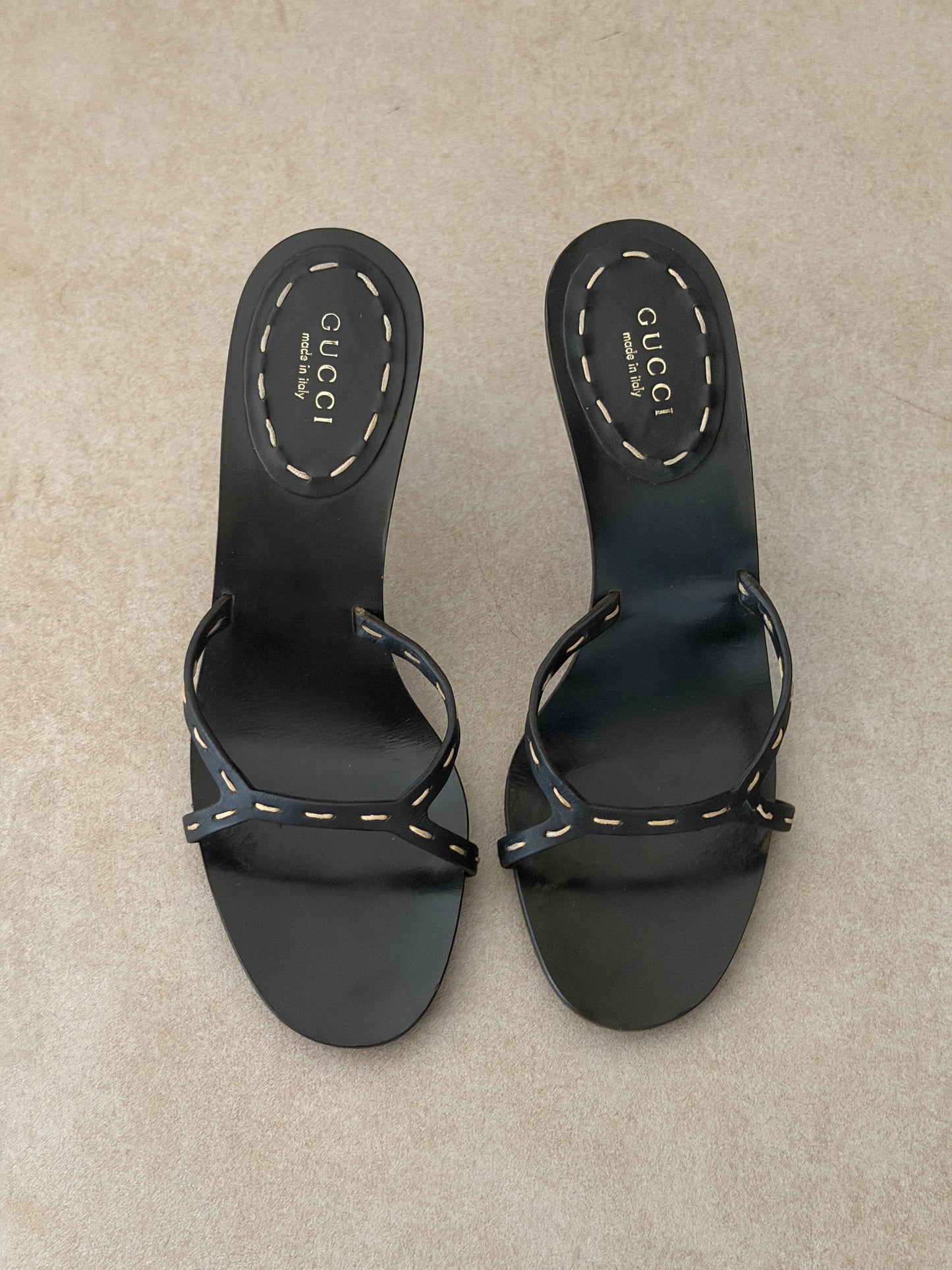 (rare) gucci spring 2002 by tom ford bamboo heels