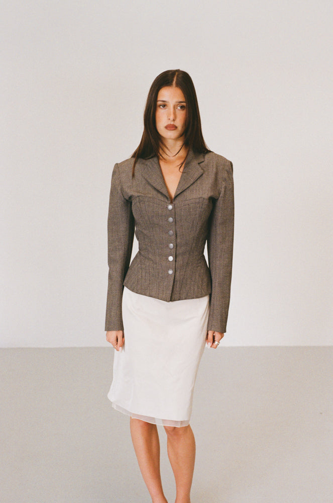 (archival) alaïa fall 1987 corset jacket