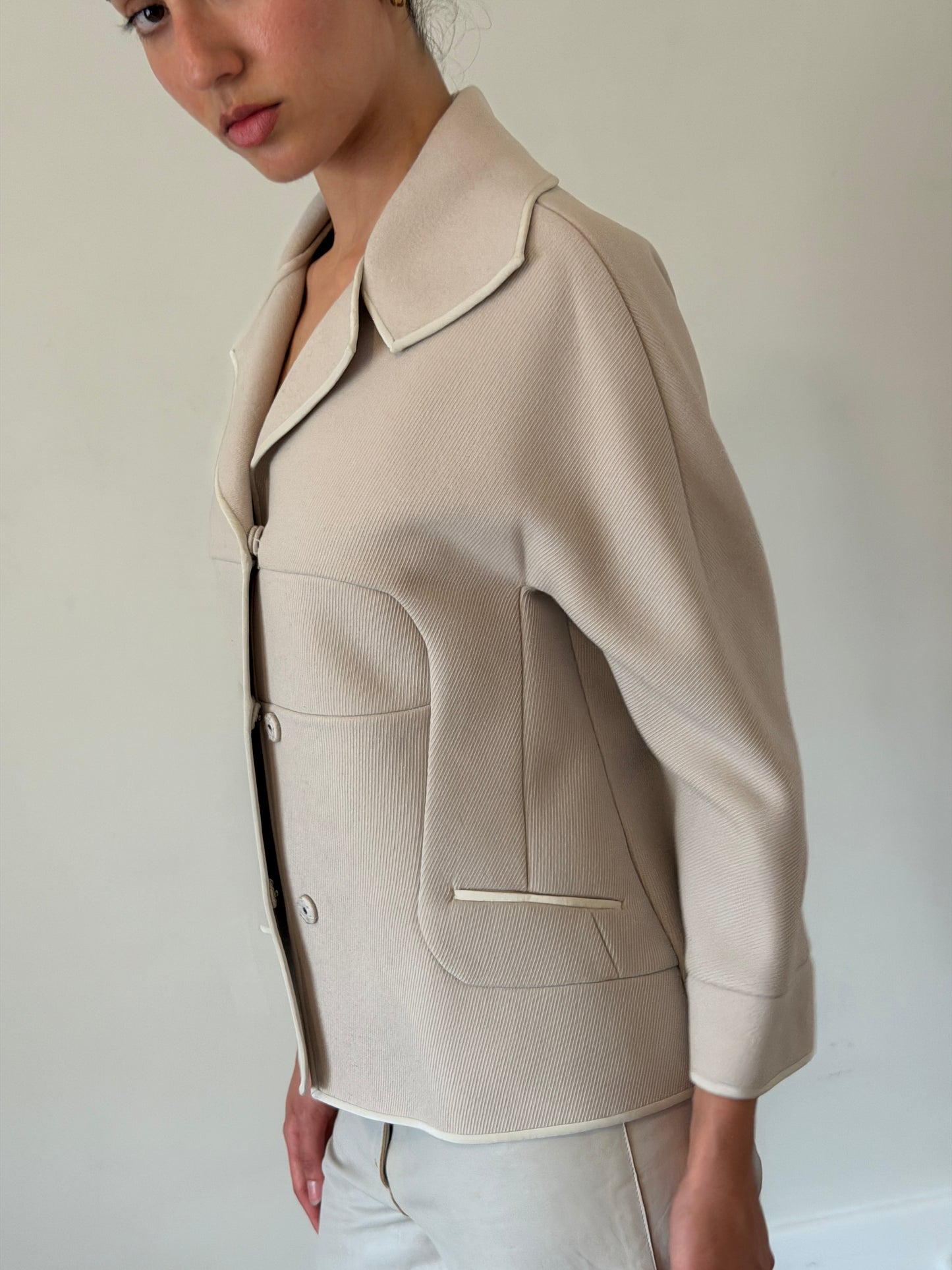 narciso rodriguez 90s structured jacket