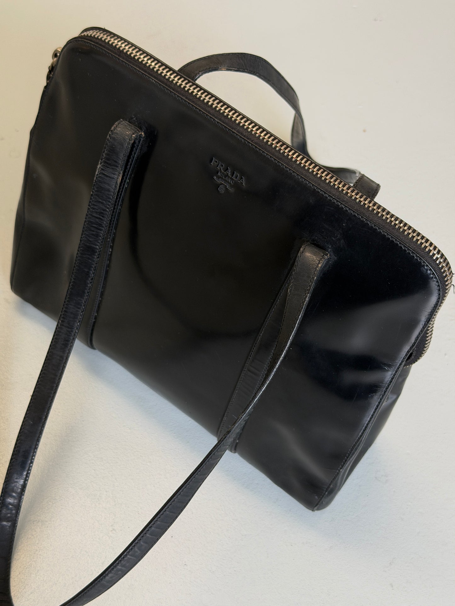 prada 1995 spazzolato bag