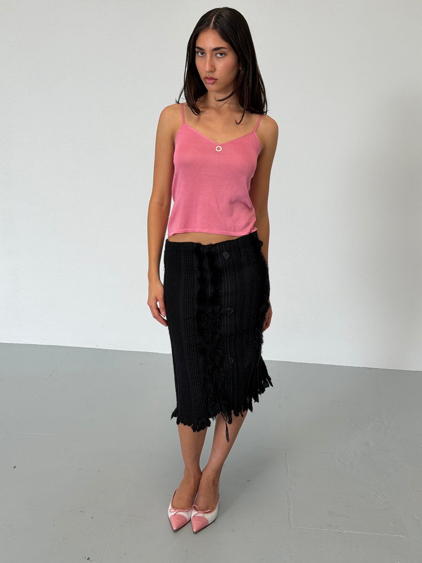 (rare) gucci fall 2002 runway skirt