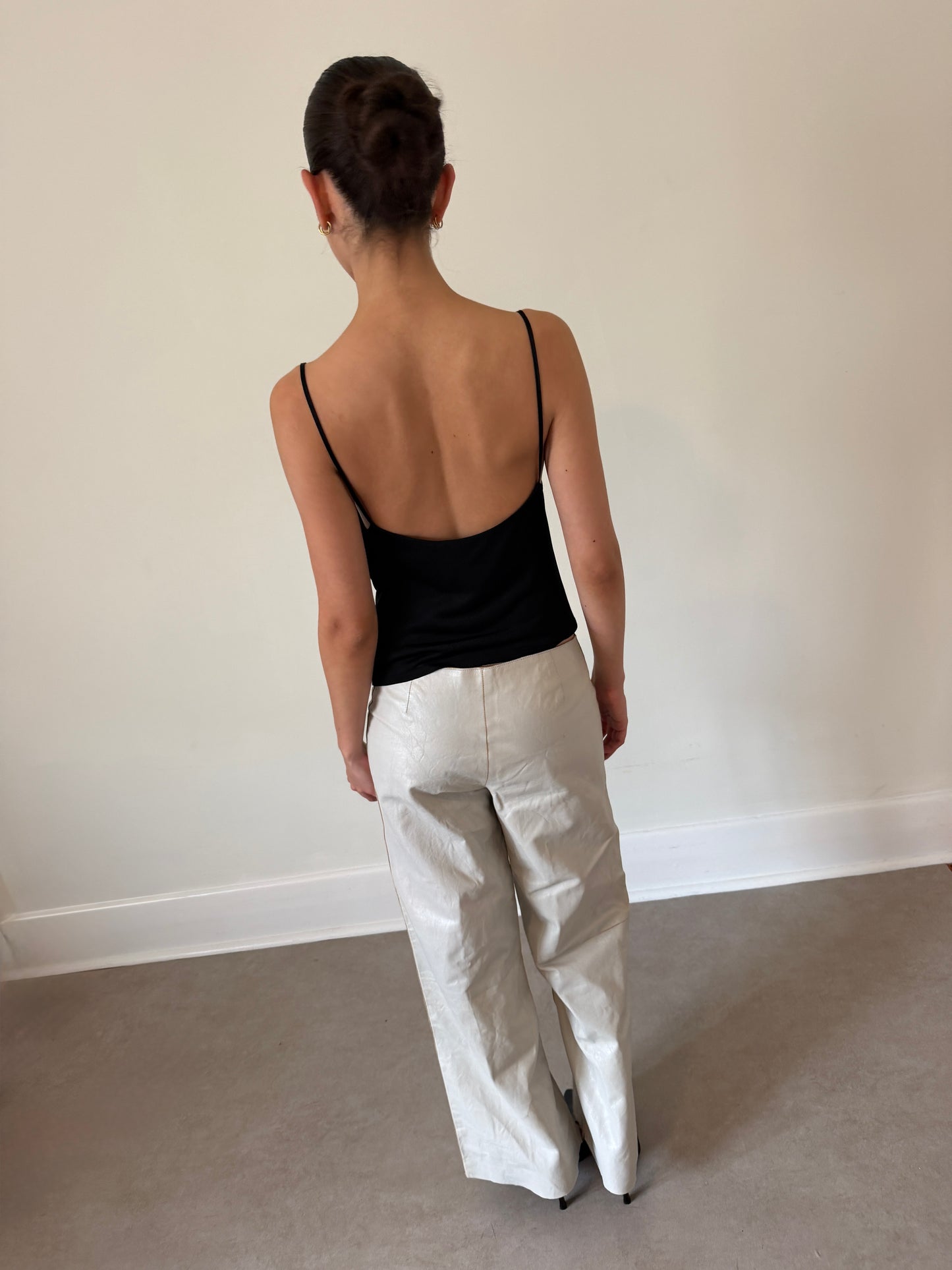 90s jil sander leather pants