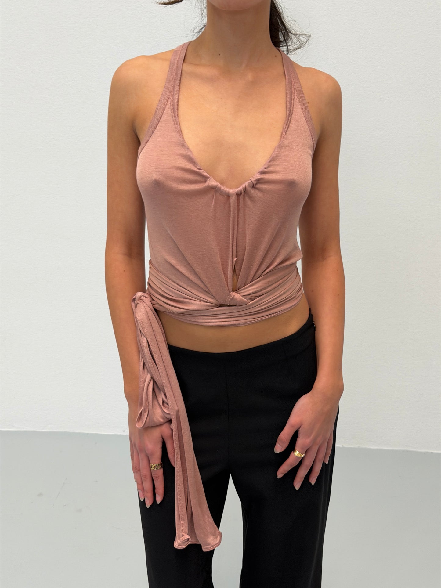 gucci spring summer 2005 runway wrap top