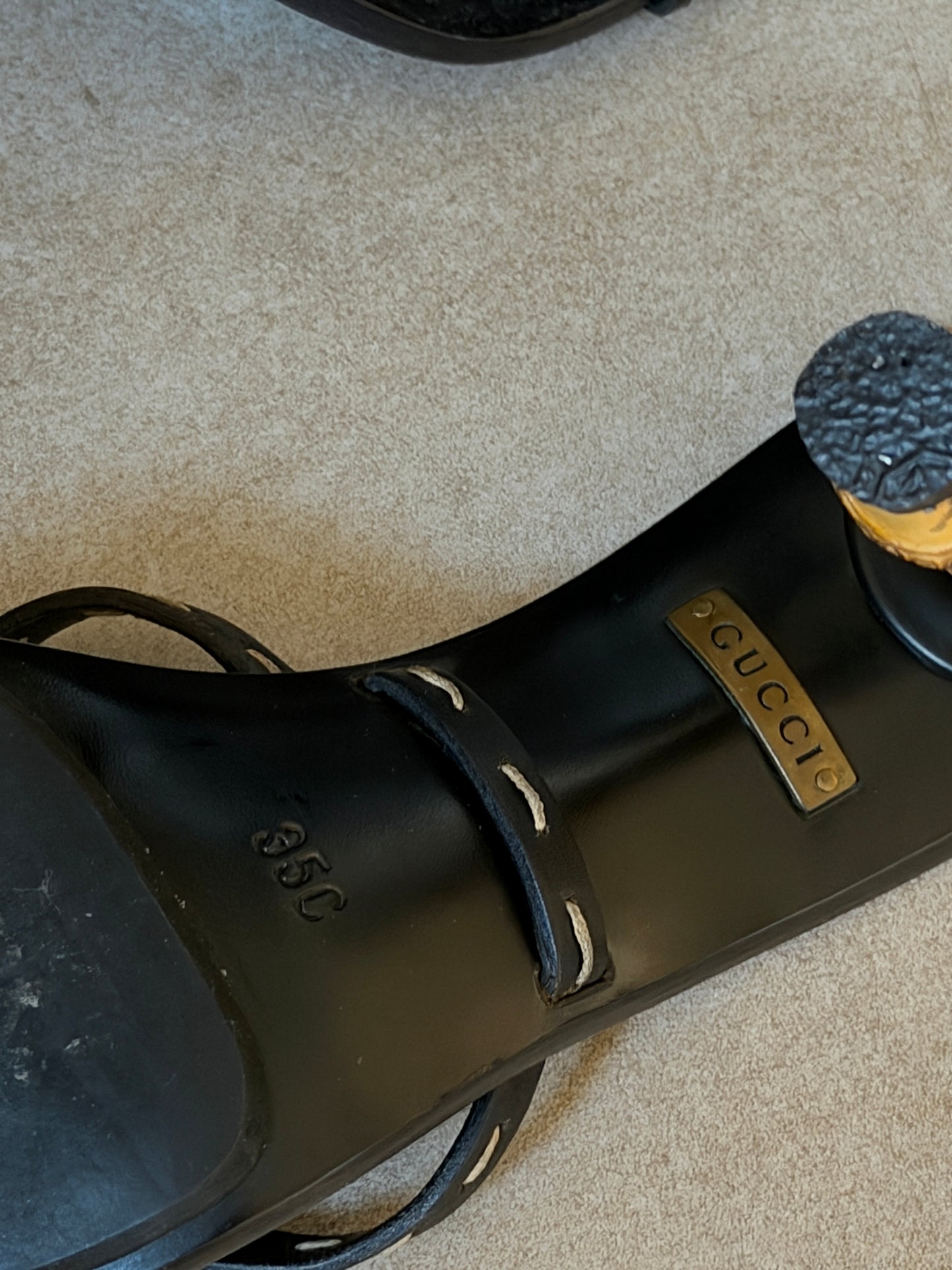 (rare) gucci spring 2002 by tom ford bamboo heels